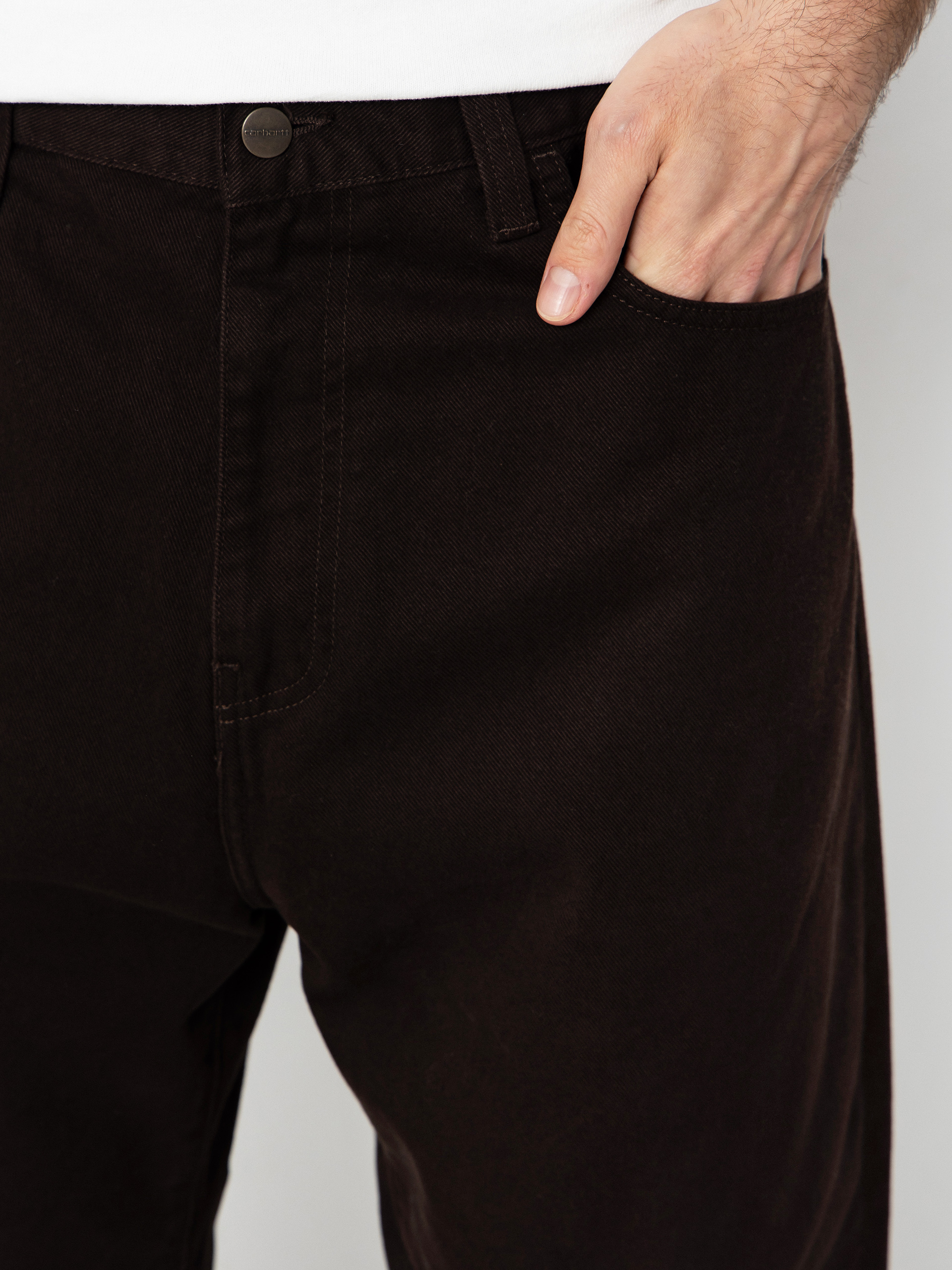 Nohavice Carhartt WIP Landon (tobacco/rinsed)