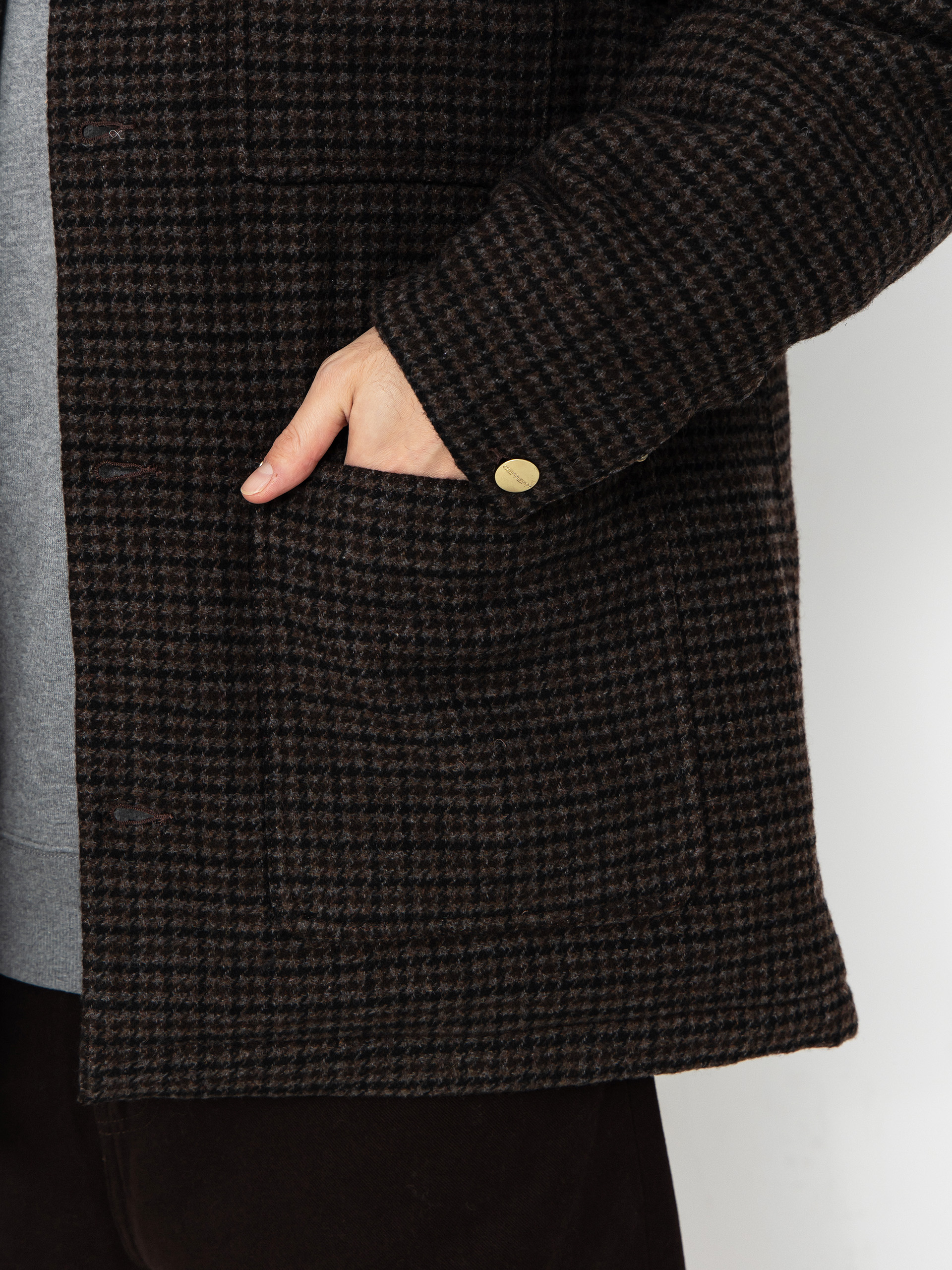 Bunda Carhartt WIP Lowis (lowis houndstooth/vitola heather)