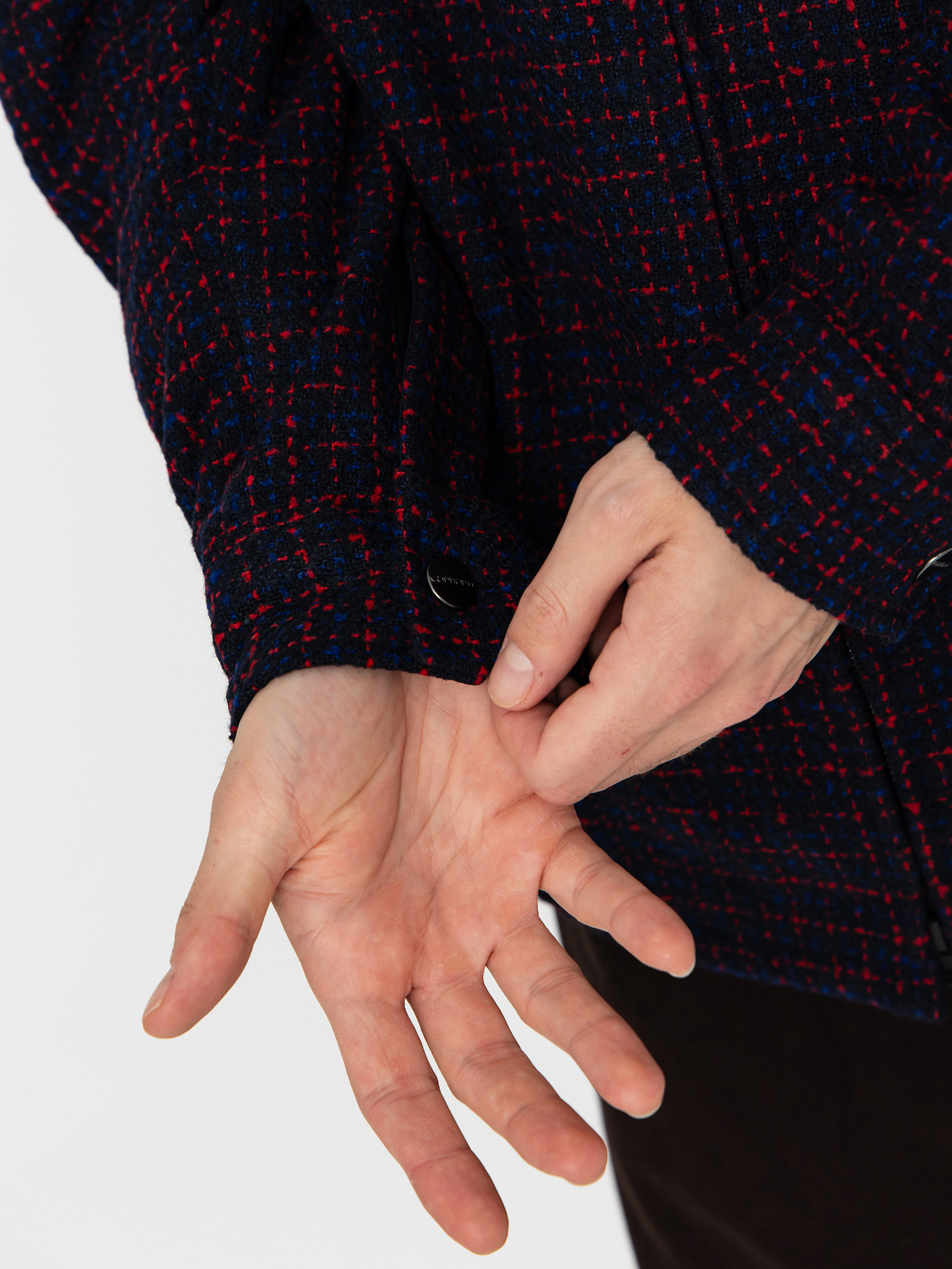 Bunda Carhartt WIP Bellamy (bellamy check/deep night)