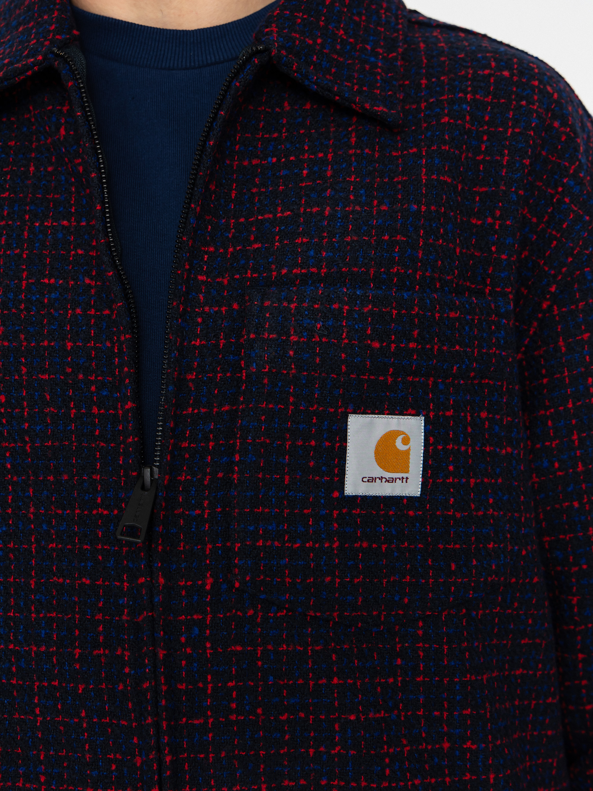 Bunda Carhartt WIP Bellamy (bellamy check/deep night)