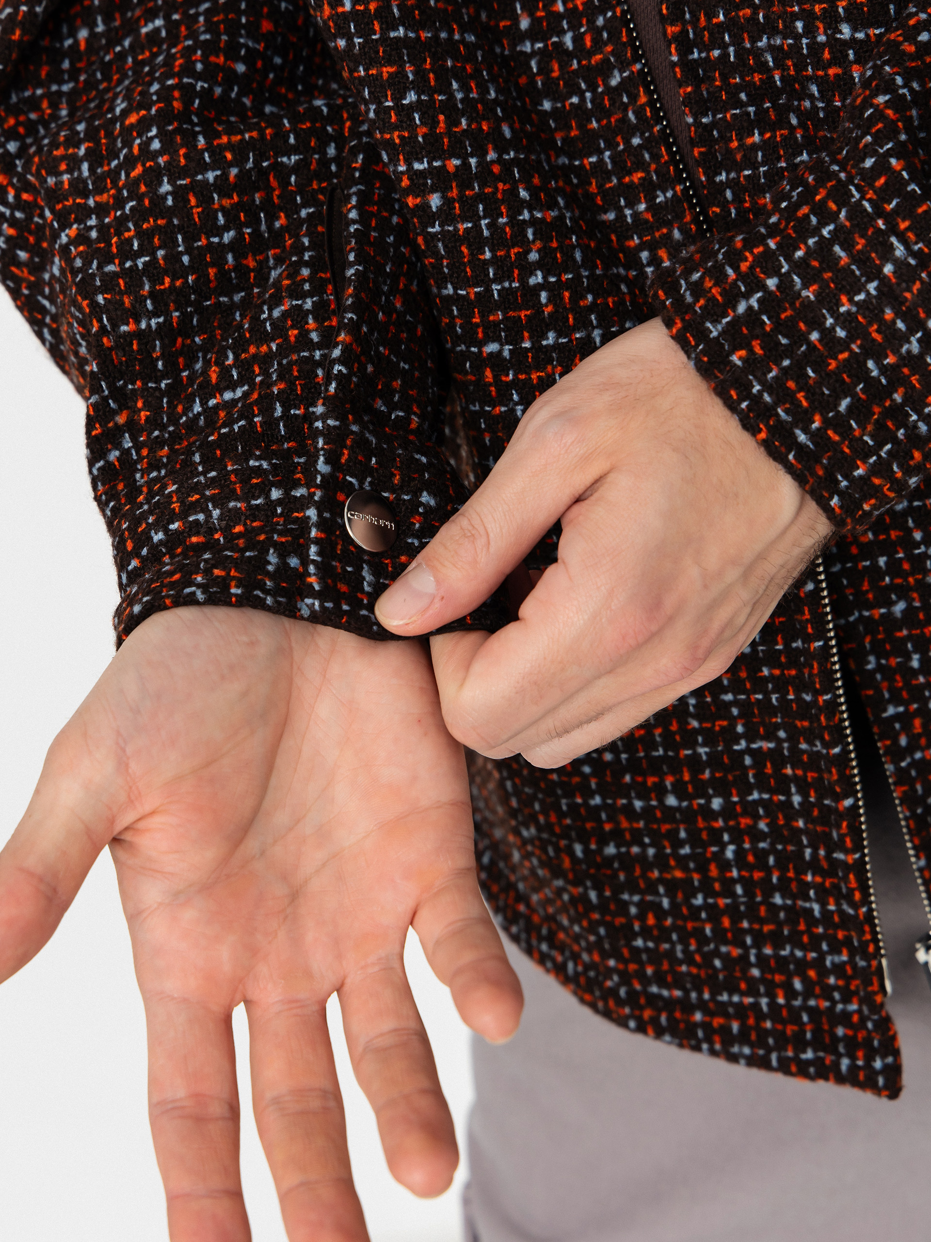 Bunda Carhartt WIP Bellamy (bellamy check/tobacco)