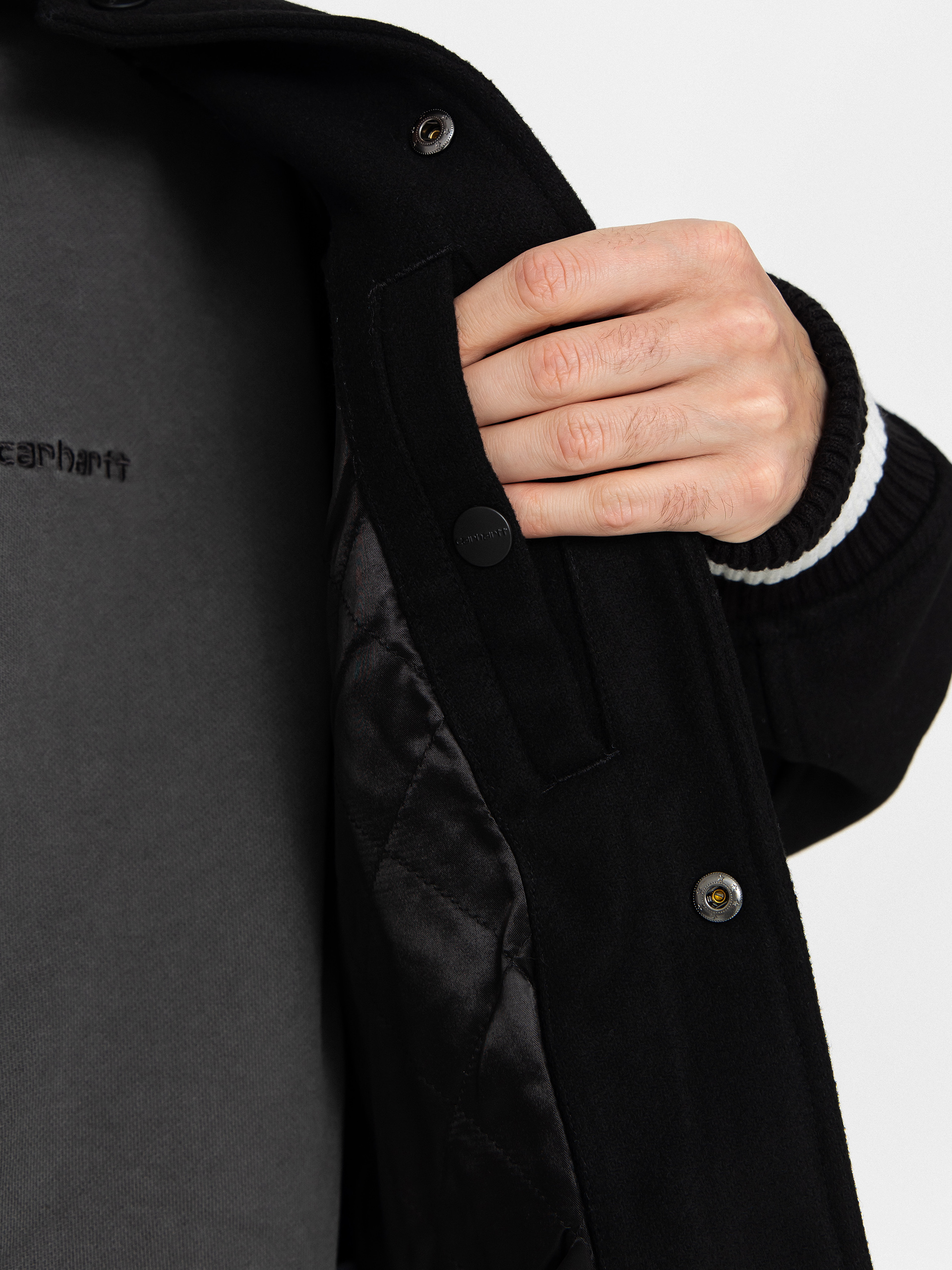 Bunda Carhartt WIP World Class Varsity (black)