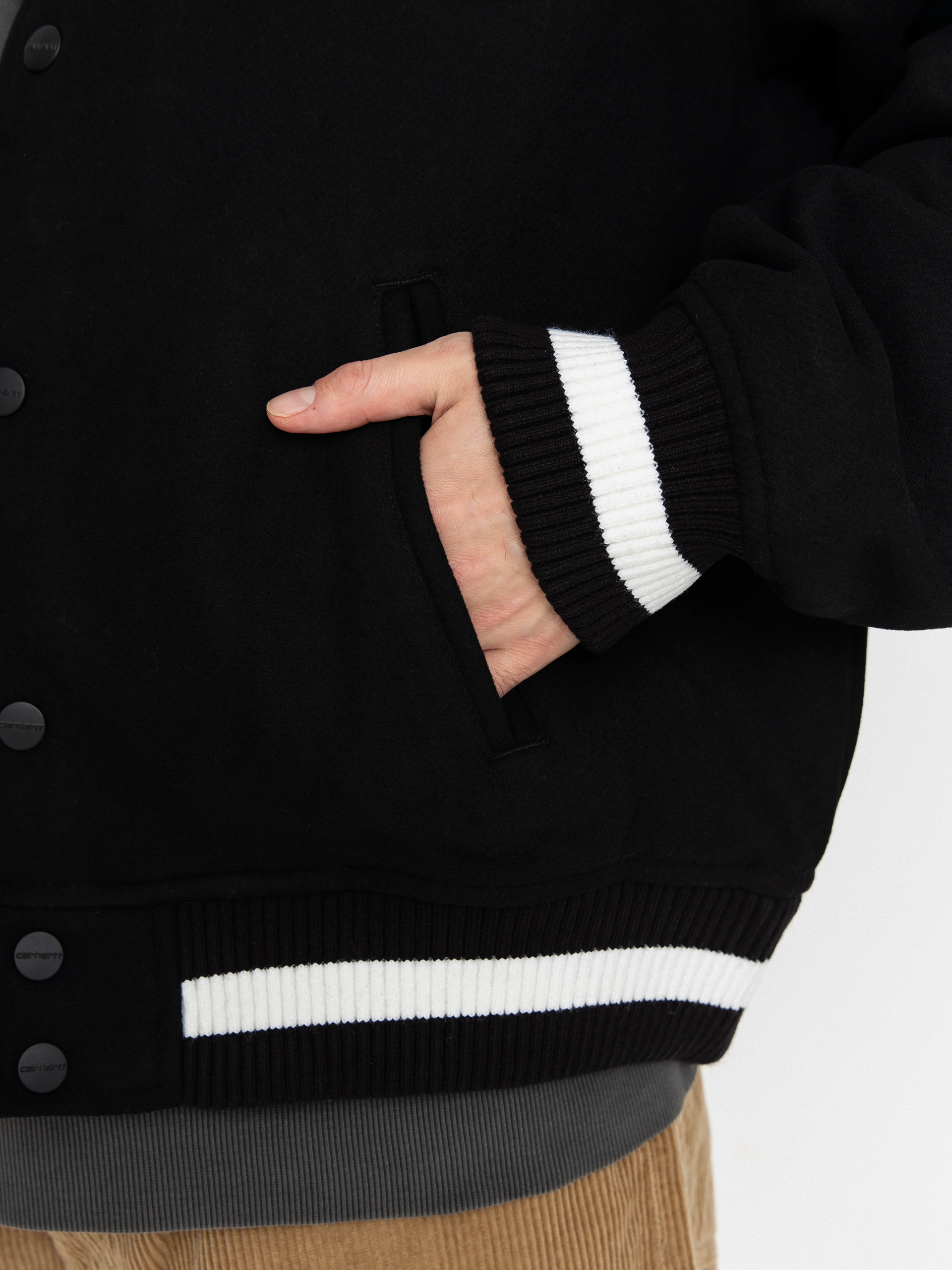 Bunda Carhartt WIP World Class Varsity (black)