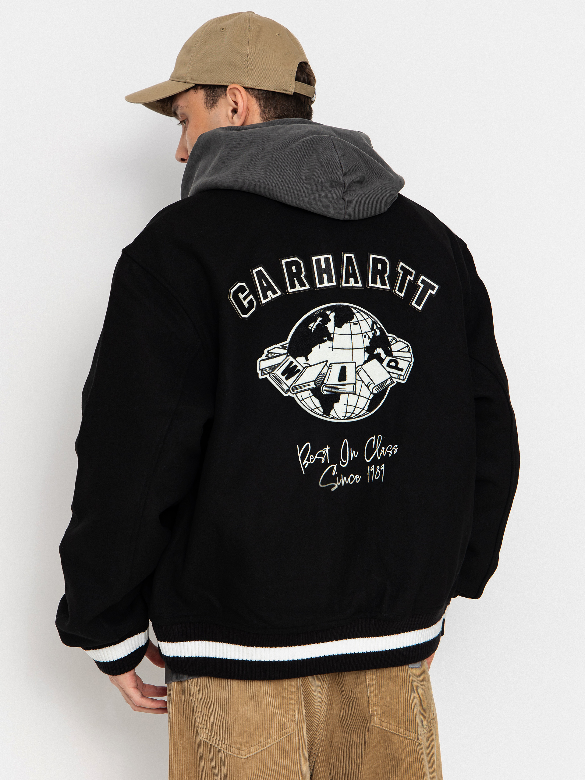 Bunda Carhartt WIP World Class Varsity (black)