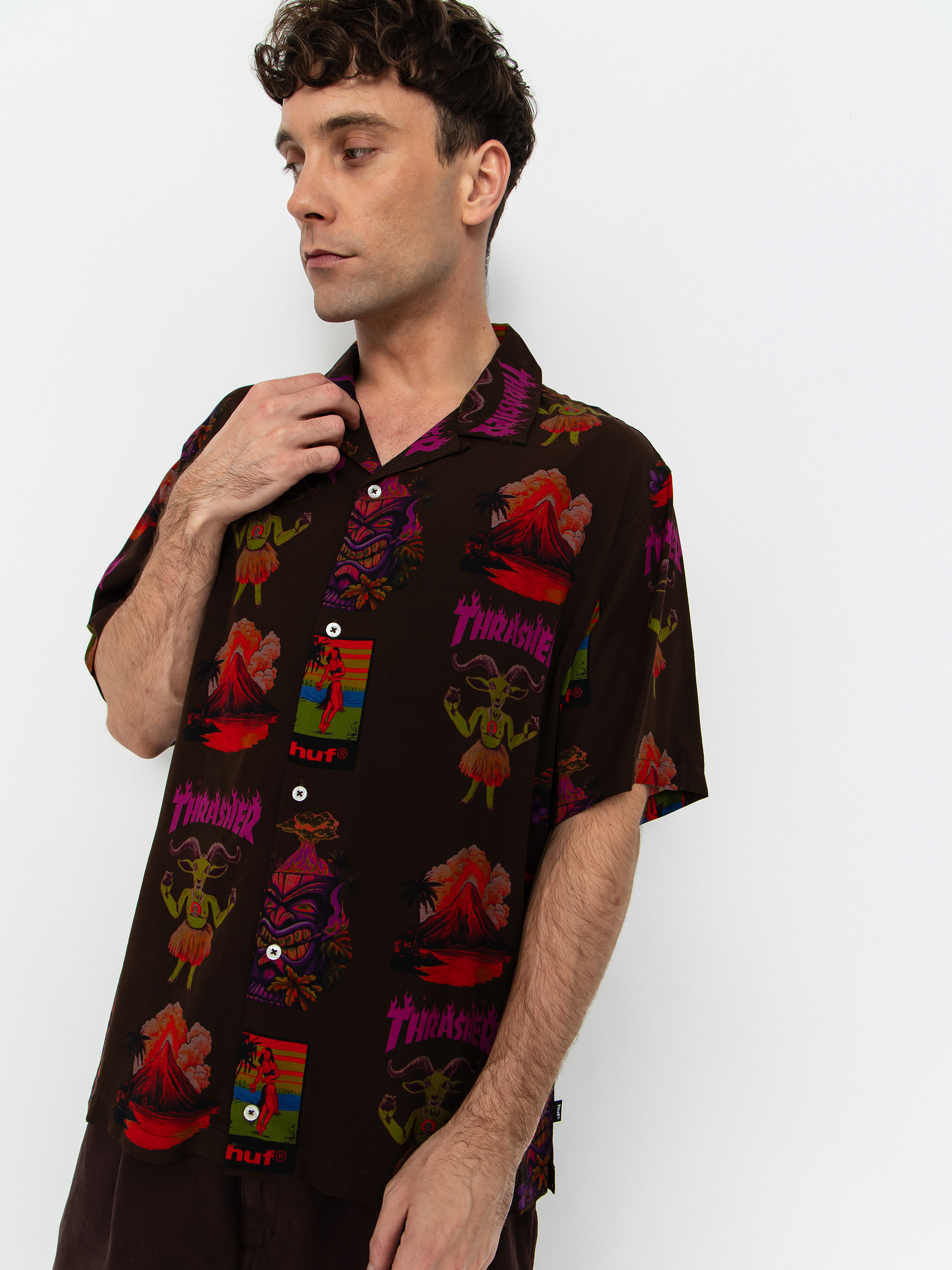 Košeľa HUF X Thrasher Hawaiian (multi)