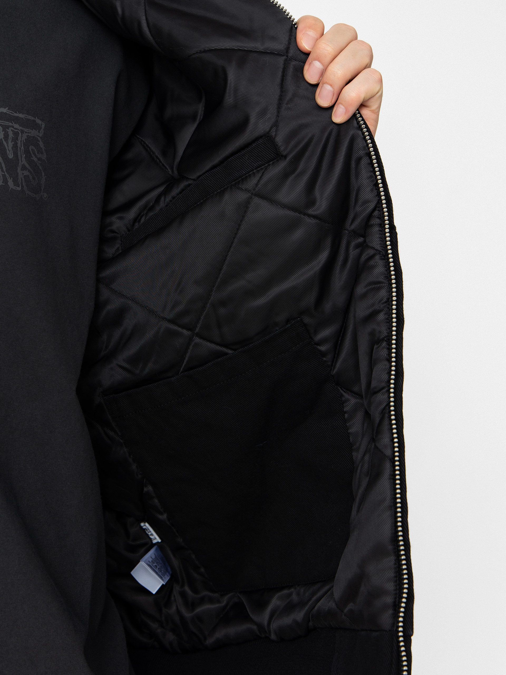 Bunda OBEY Obey Randy ZHD (black faded wash)