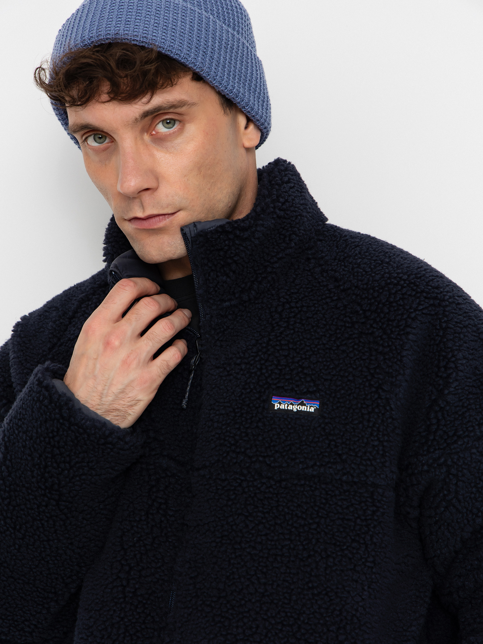 Bunda Patagonia Reversible Silent Down (smolder blue)