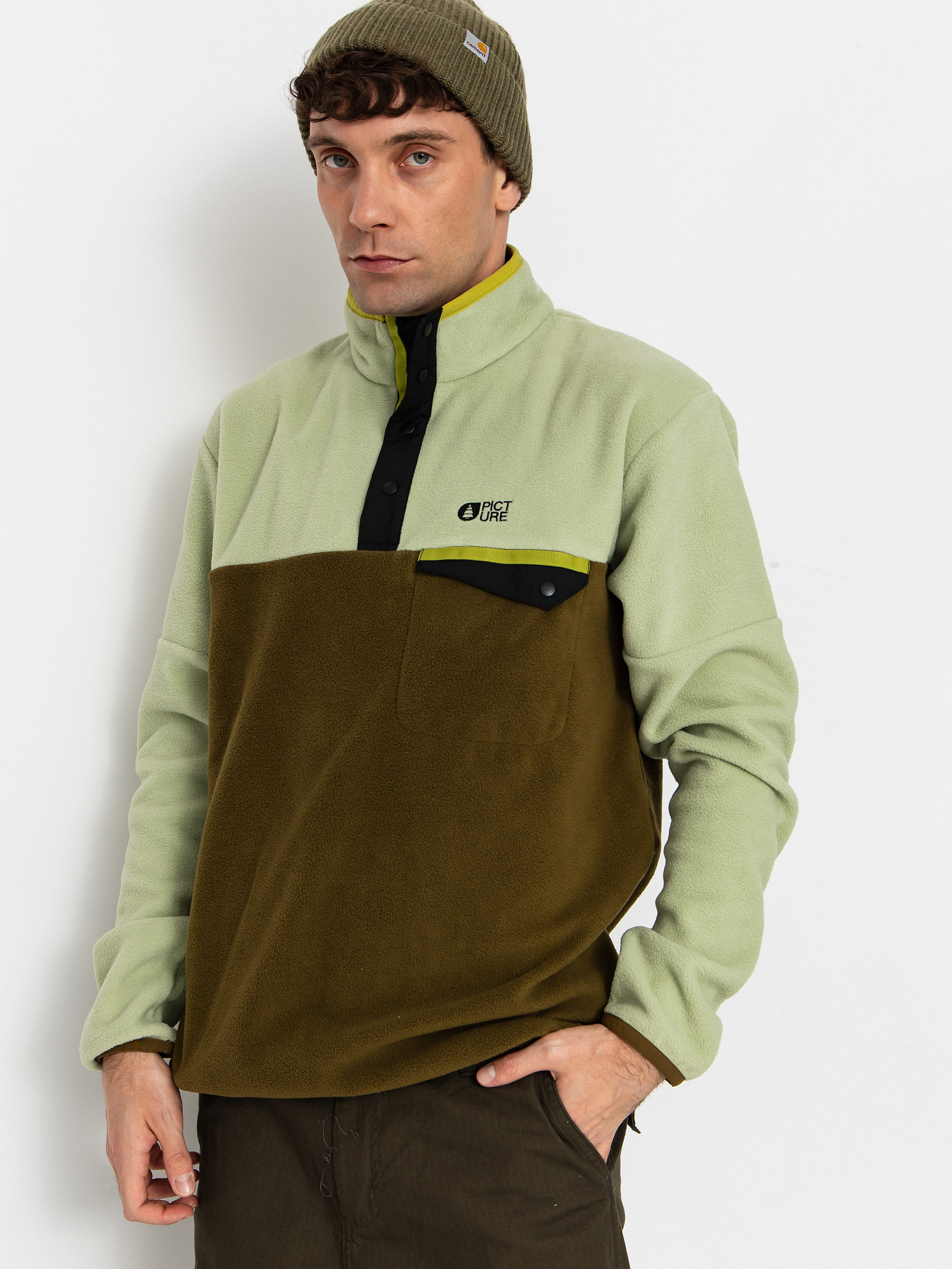 Flísová mikina Picture Arcca 1/4 Zip (tobacco)