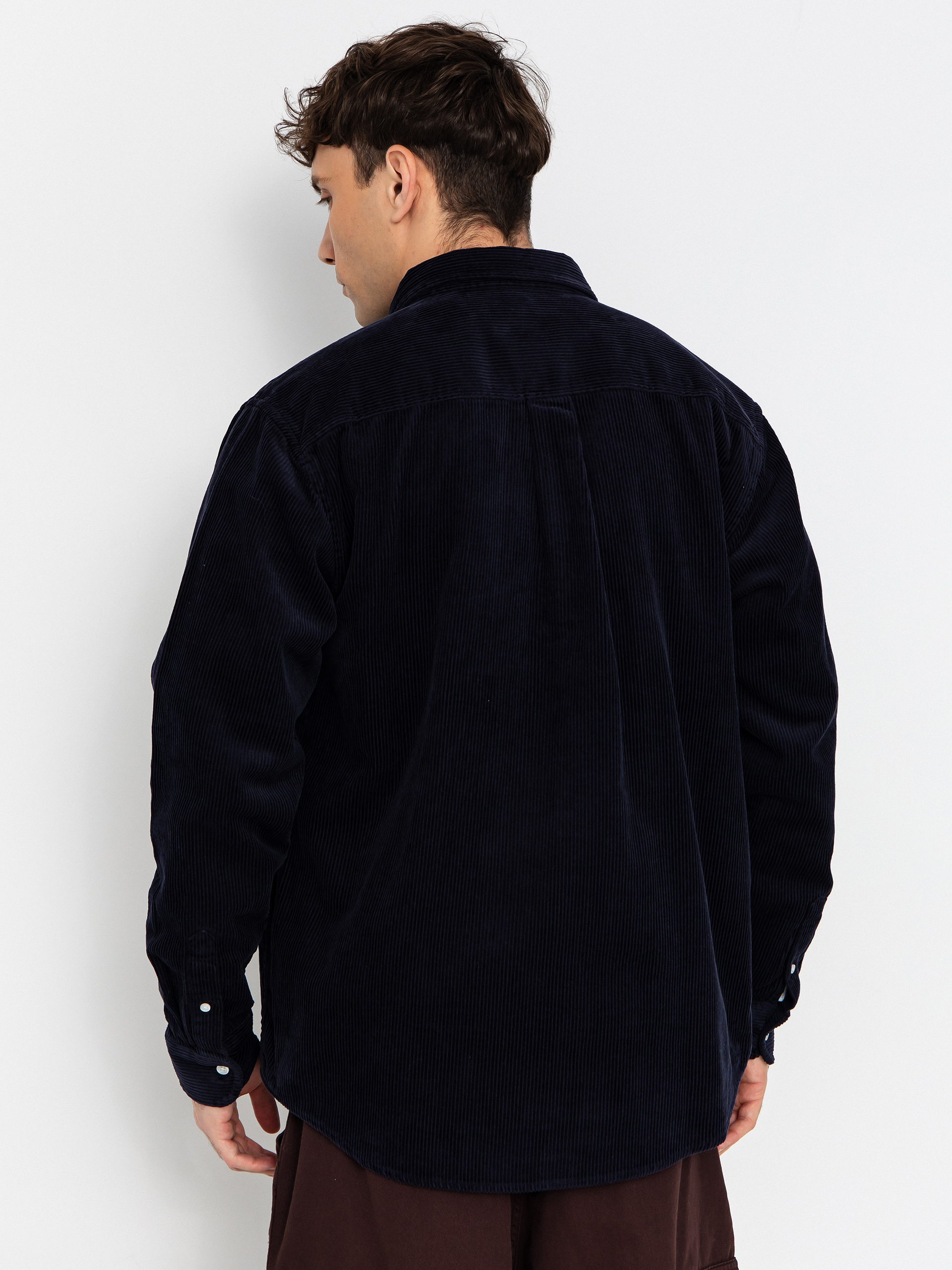 Košeľa Carhartt WIP Madison Cord (dark navy/dark navy)