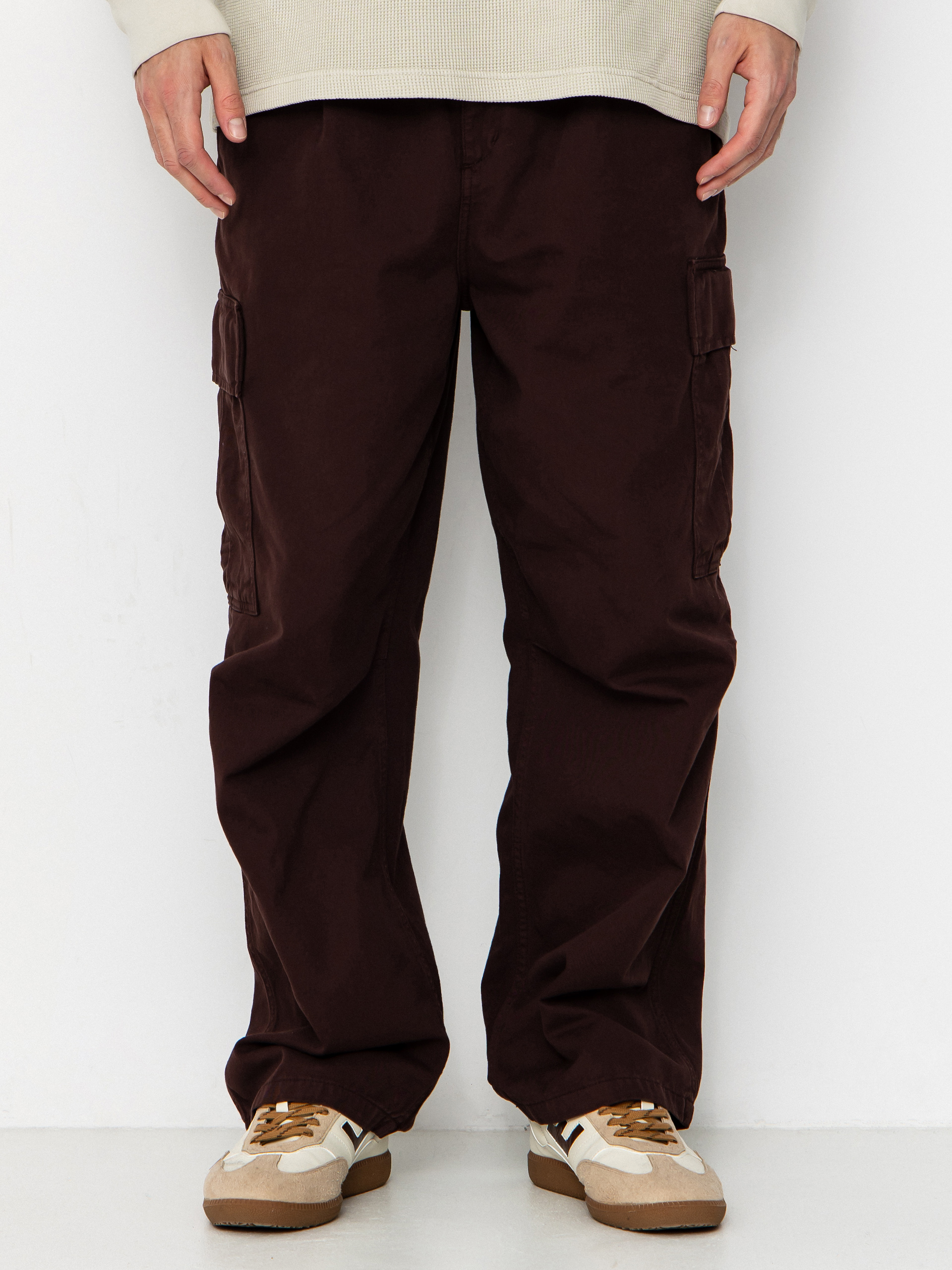 Nohavice Carhartt WIP Cole Cargo (palisander/garment dyed)