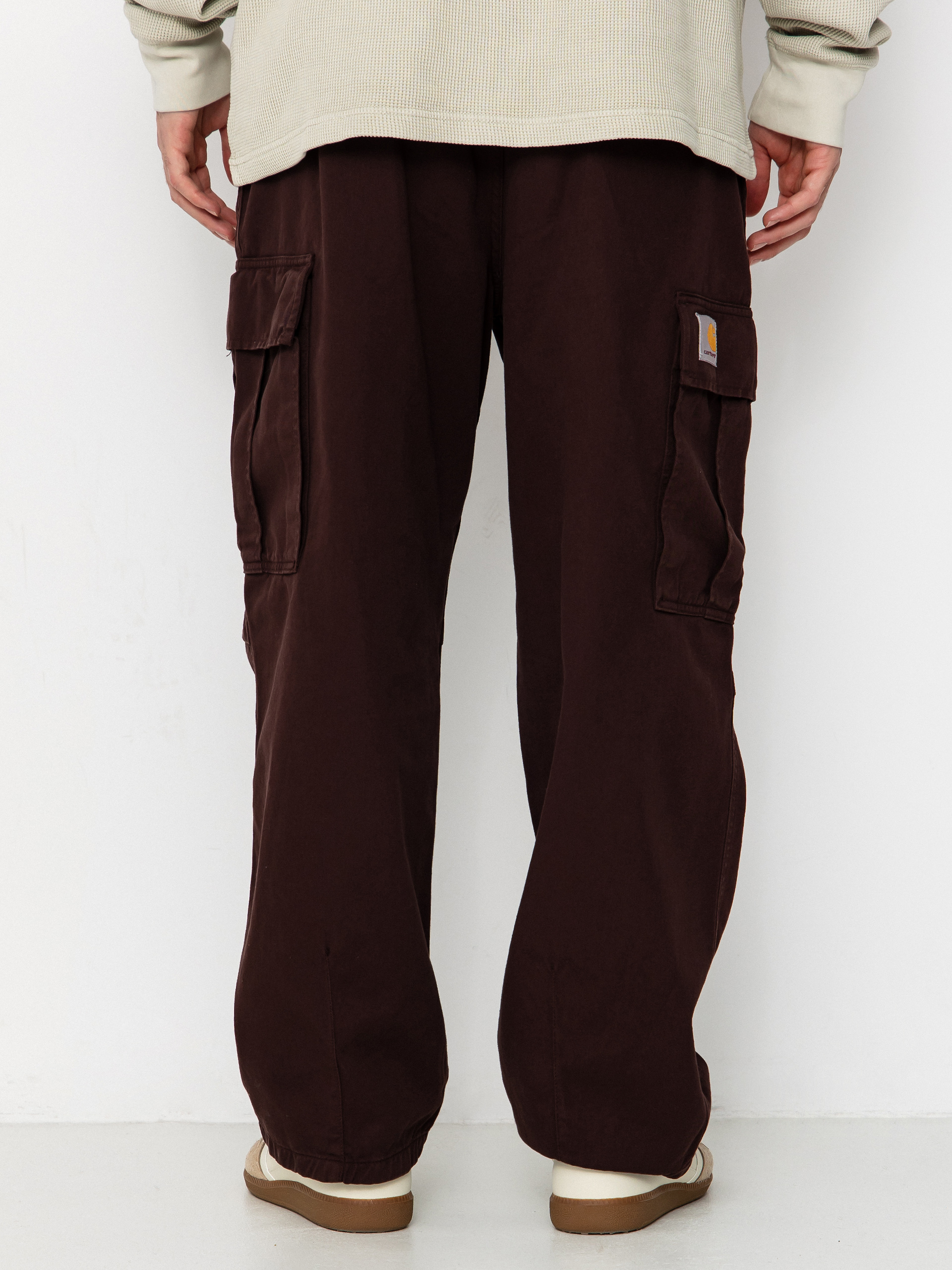 Nohavice Carhartt WIP Cole Cargo (palisander/garment dyed)