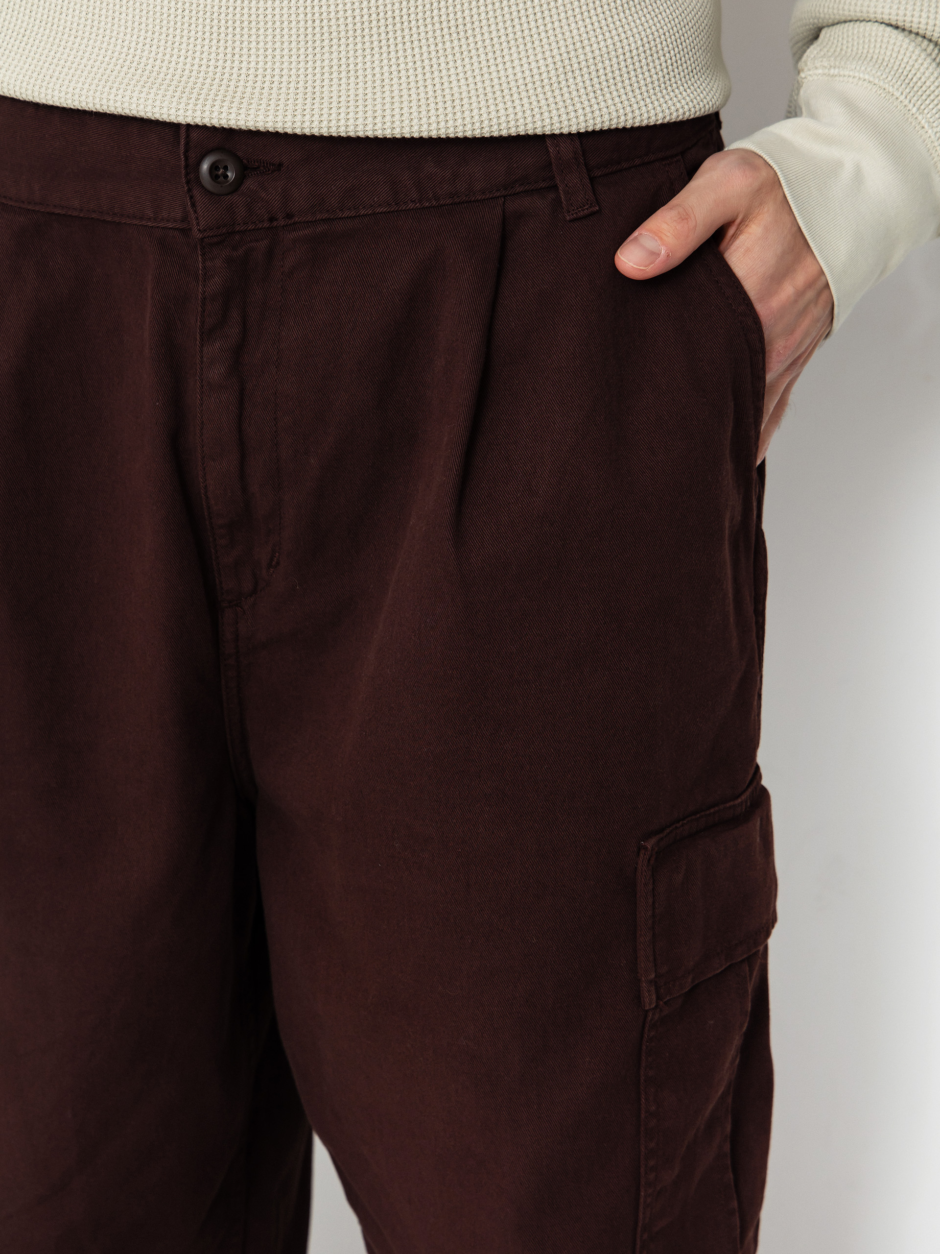 Nohavice Carhartt WIP Cole Cargo (palisander/garment dyed)