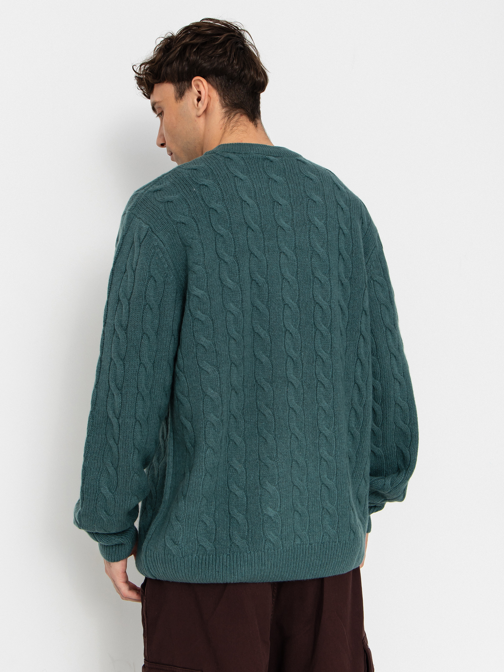 Sveter Carhartt WIP Signature (silver pine/jupiter)