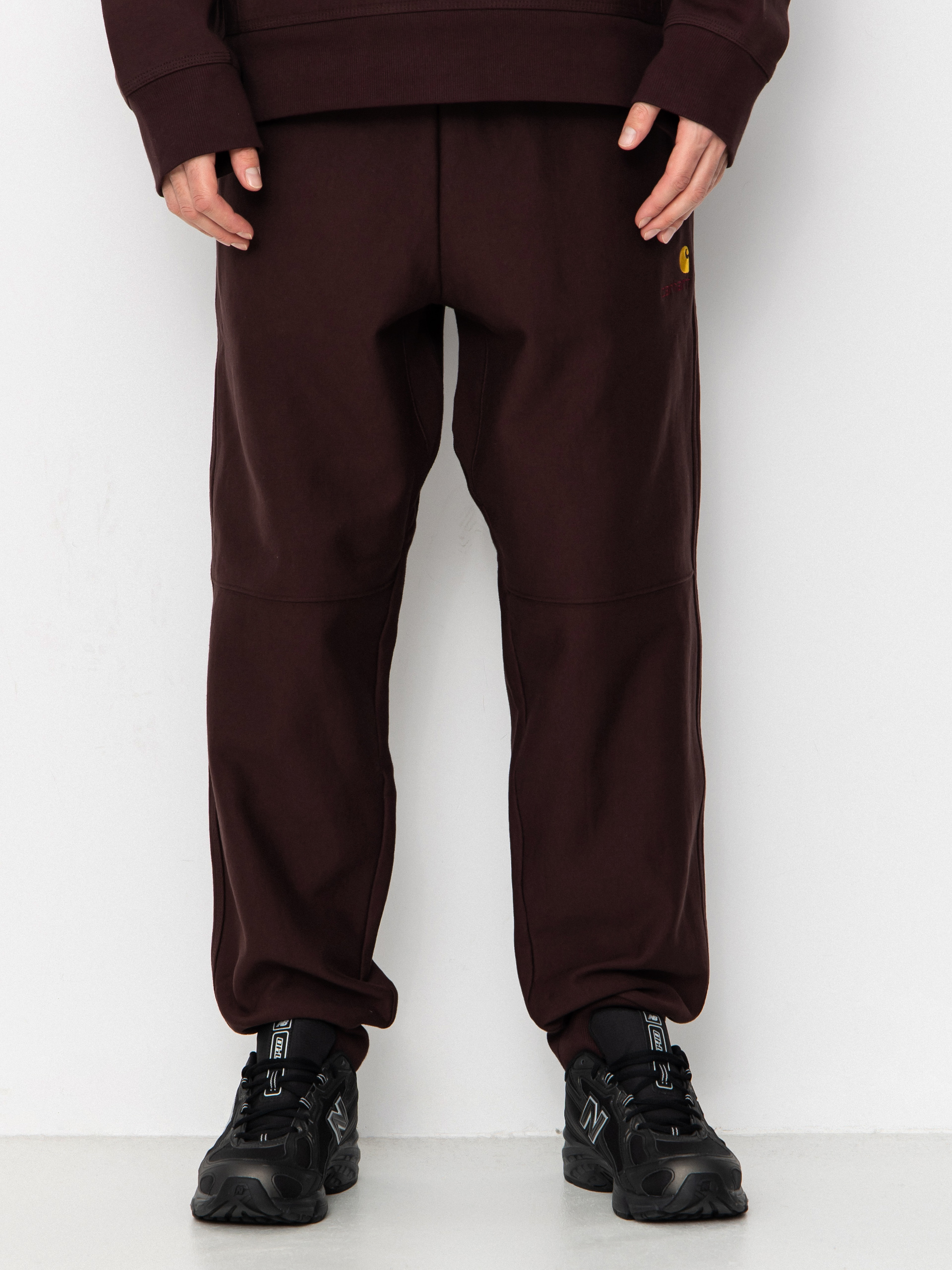 Nohavice Carhartt WIP American Script Jogging (palisander)