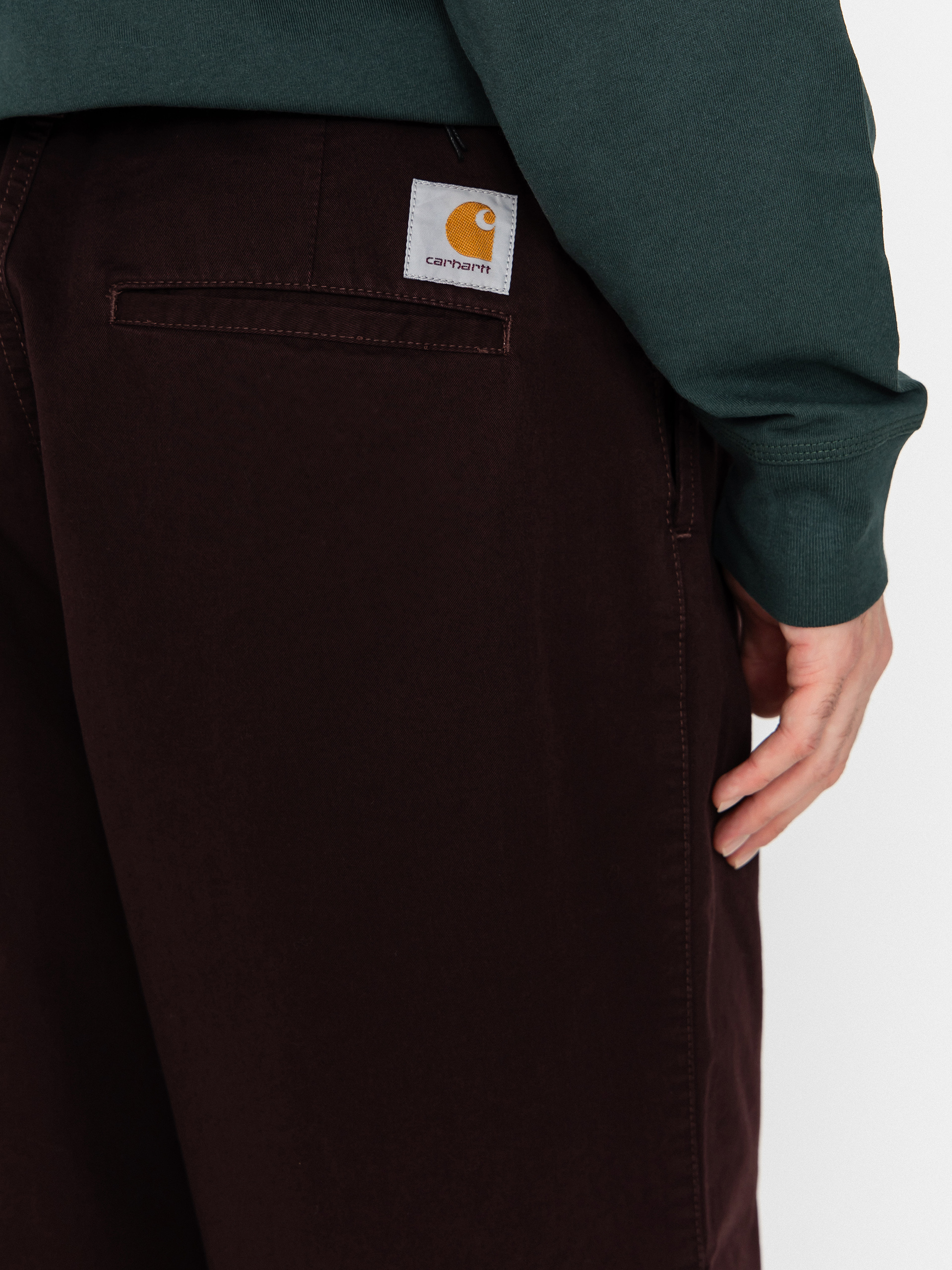Nohavice Carhartt WIP Merrick (palisander)