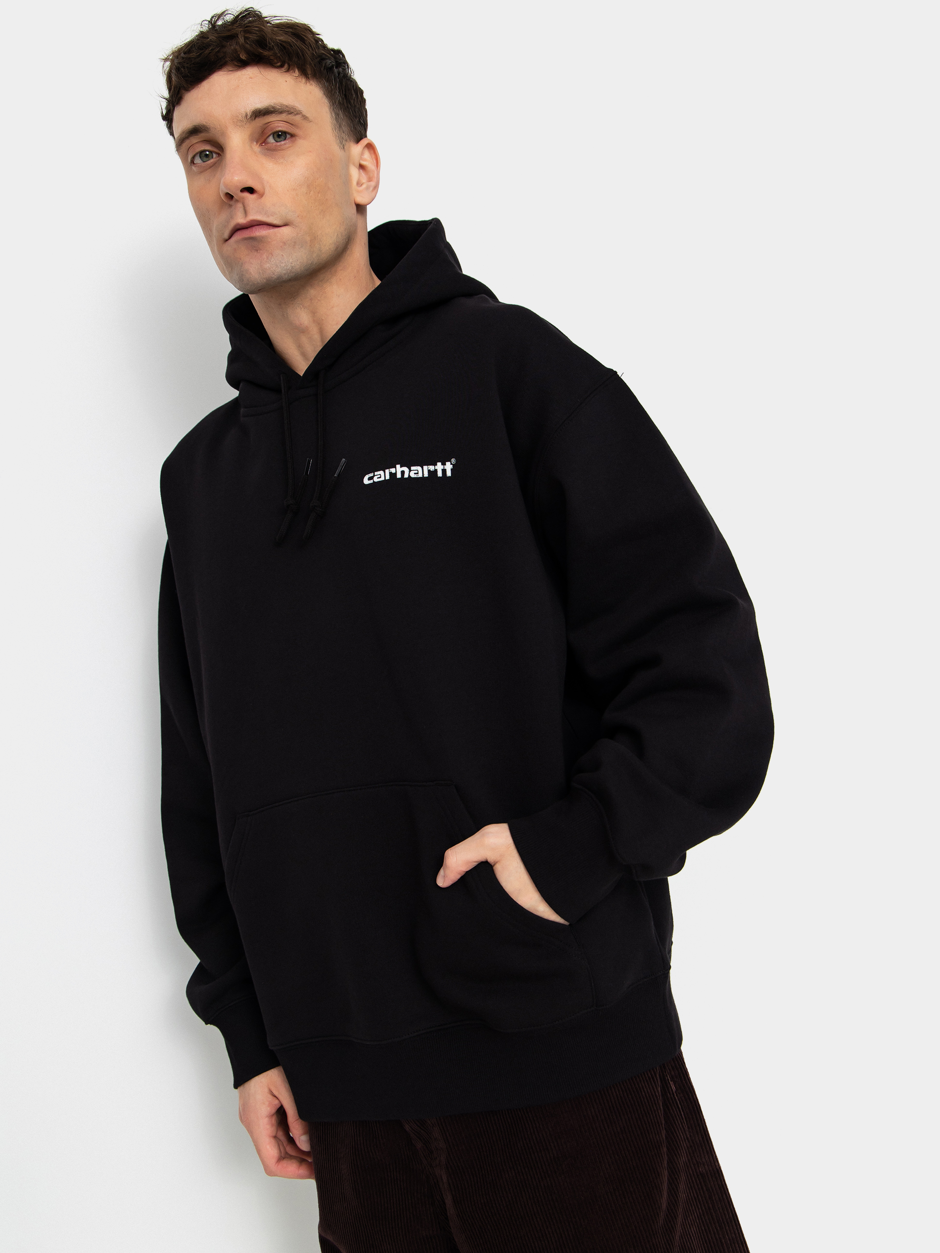 Mikina s kapucňou Carhartt WIP Caps HD (black)