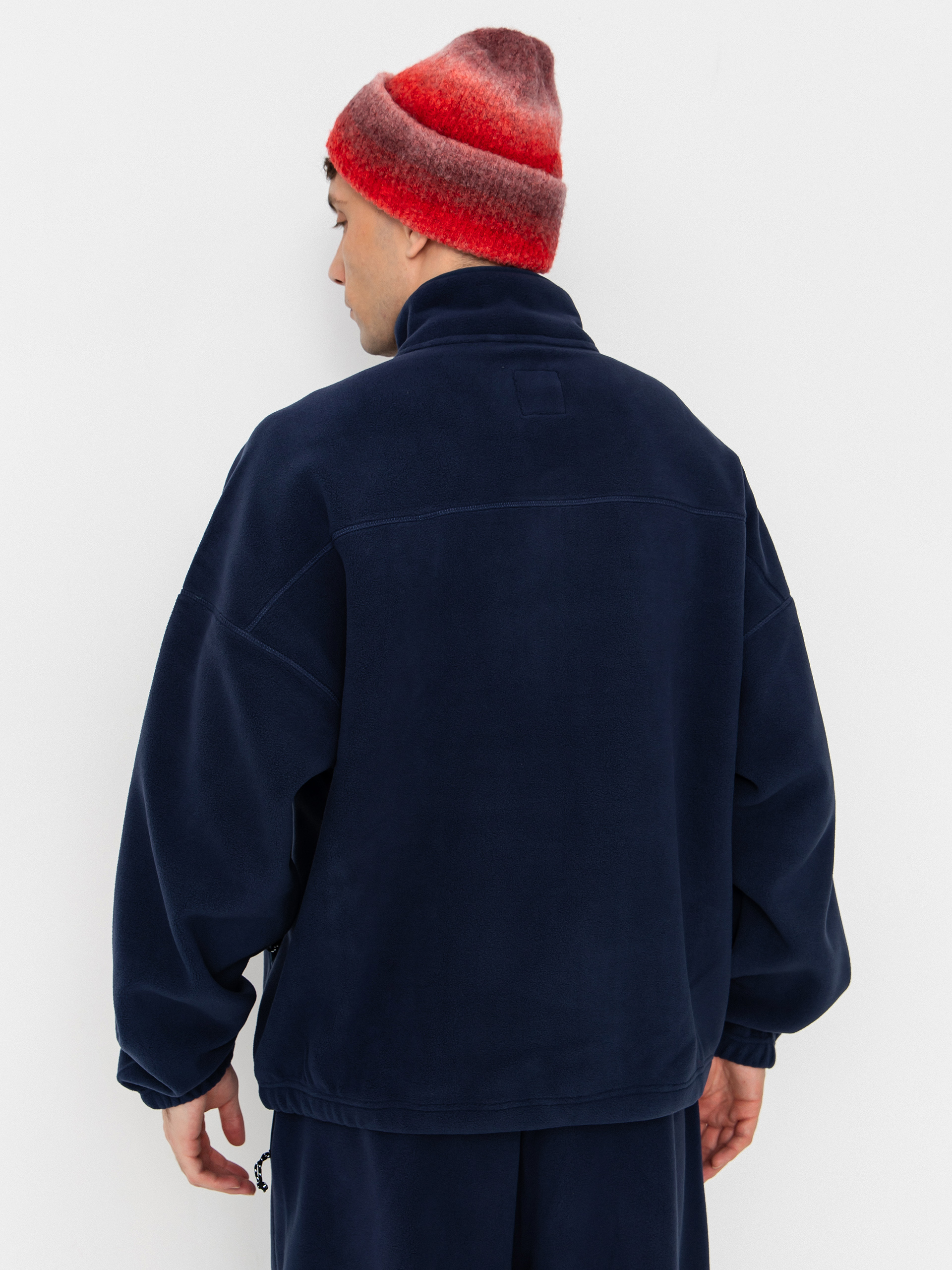 Sveter Polar Skate Ivan Half Zip (grey blue)