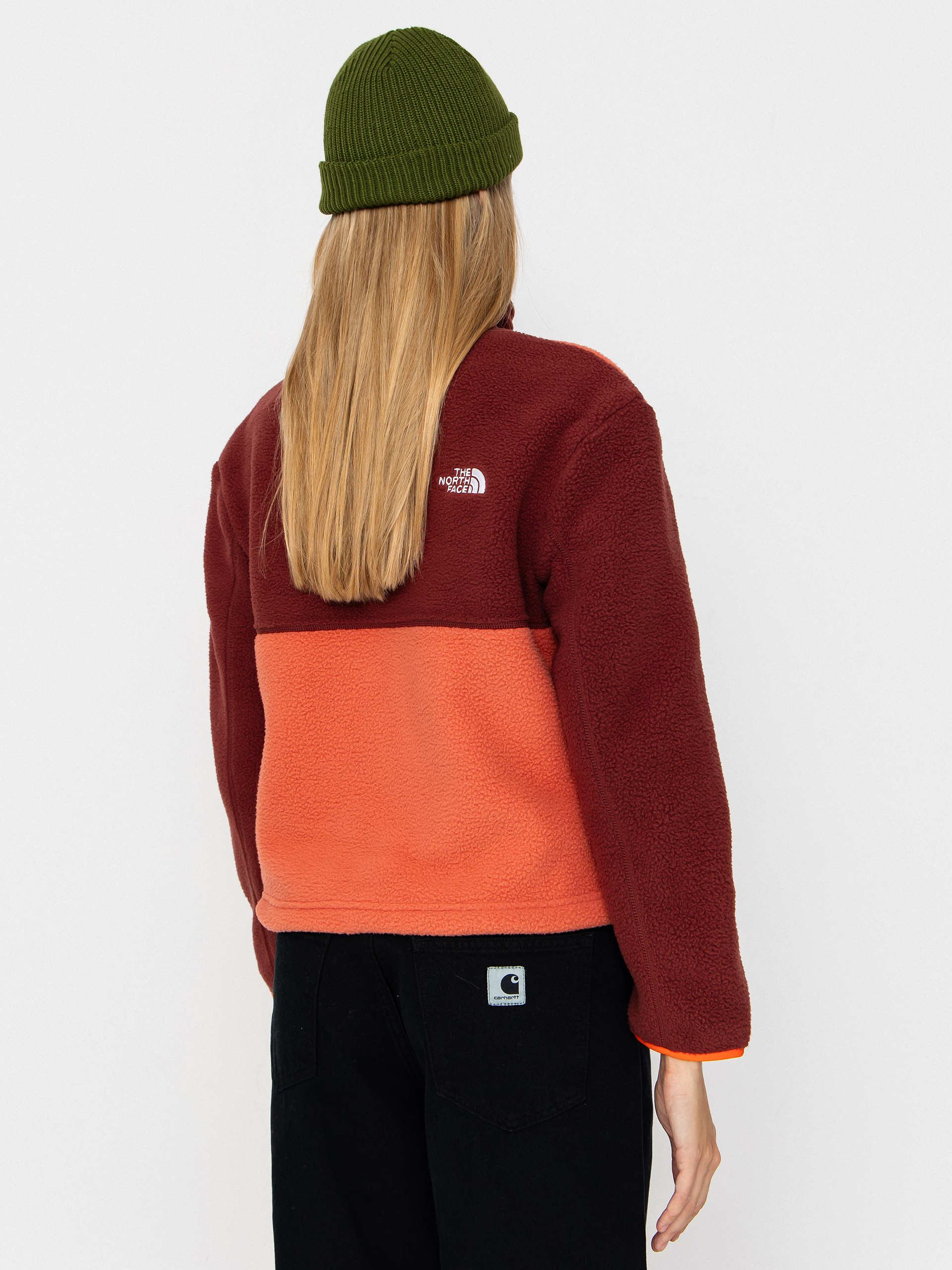 Pánsky Flísová mikina The North Face Yumiori 1/4 Zip (mars dust/sumac/solar f)