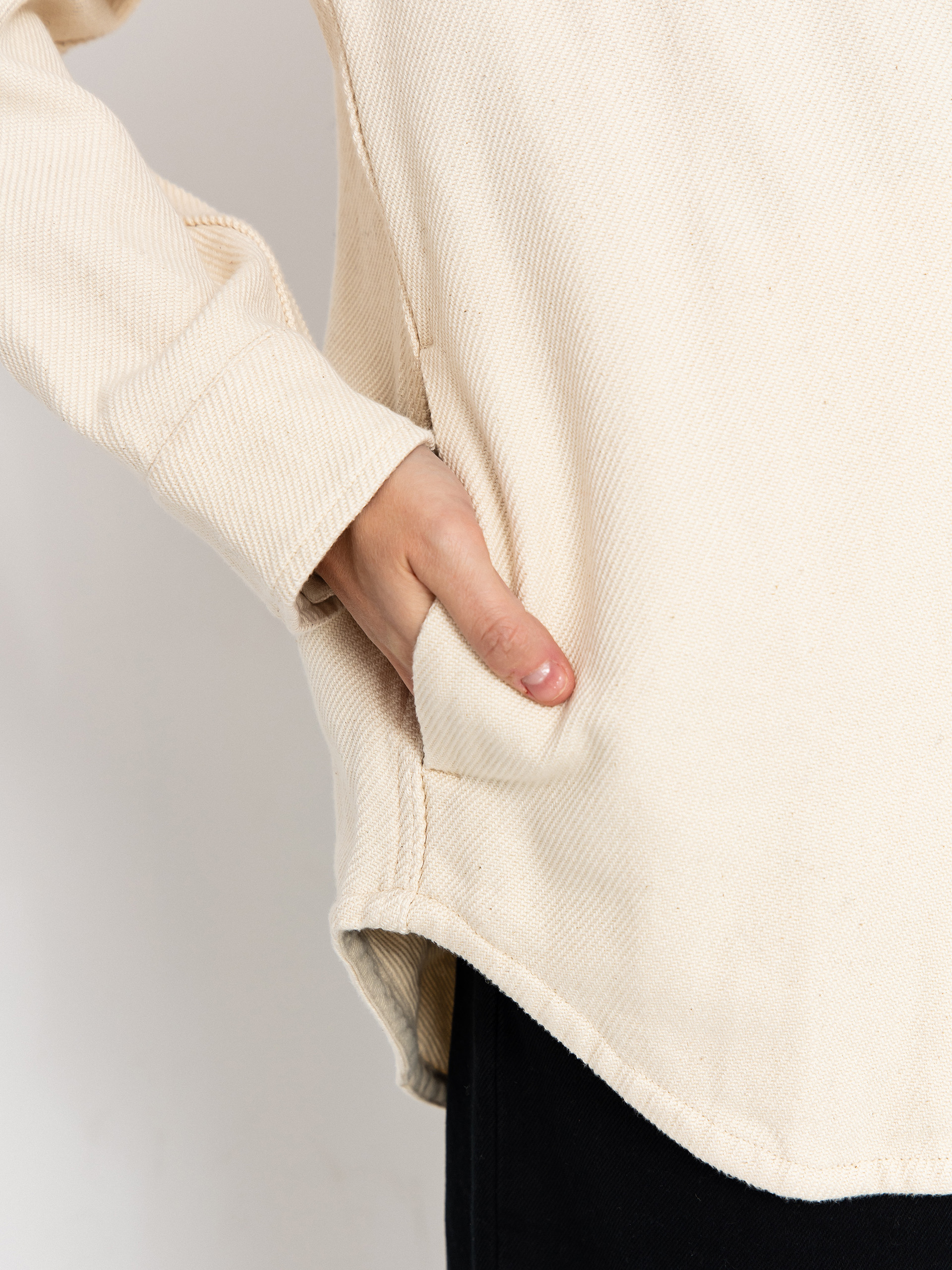 Bunda Patagonia Fjord Loft Overshirt Wmn (undyed natural)