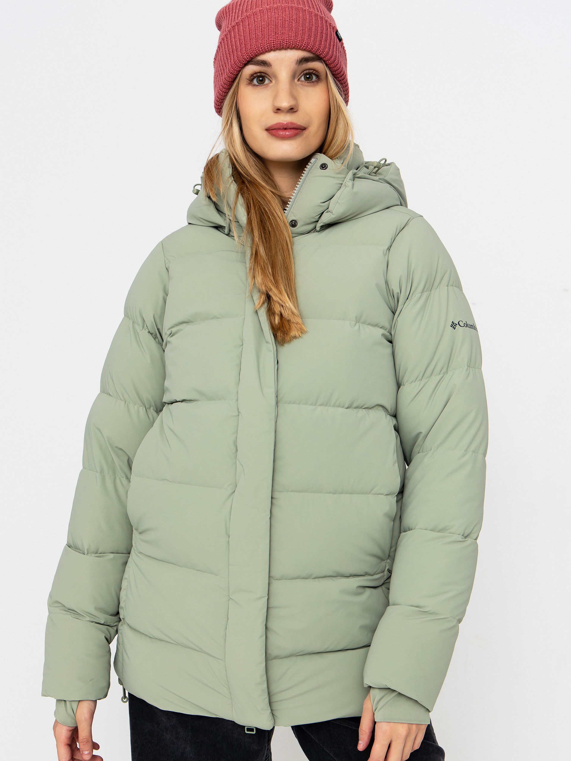 Bunda Columbia Amaze Puff Mid Hooded Wmn (safari)