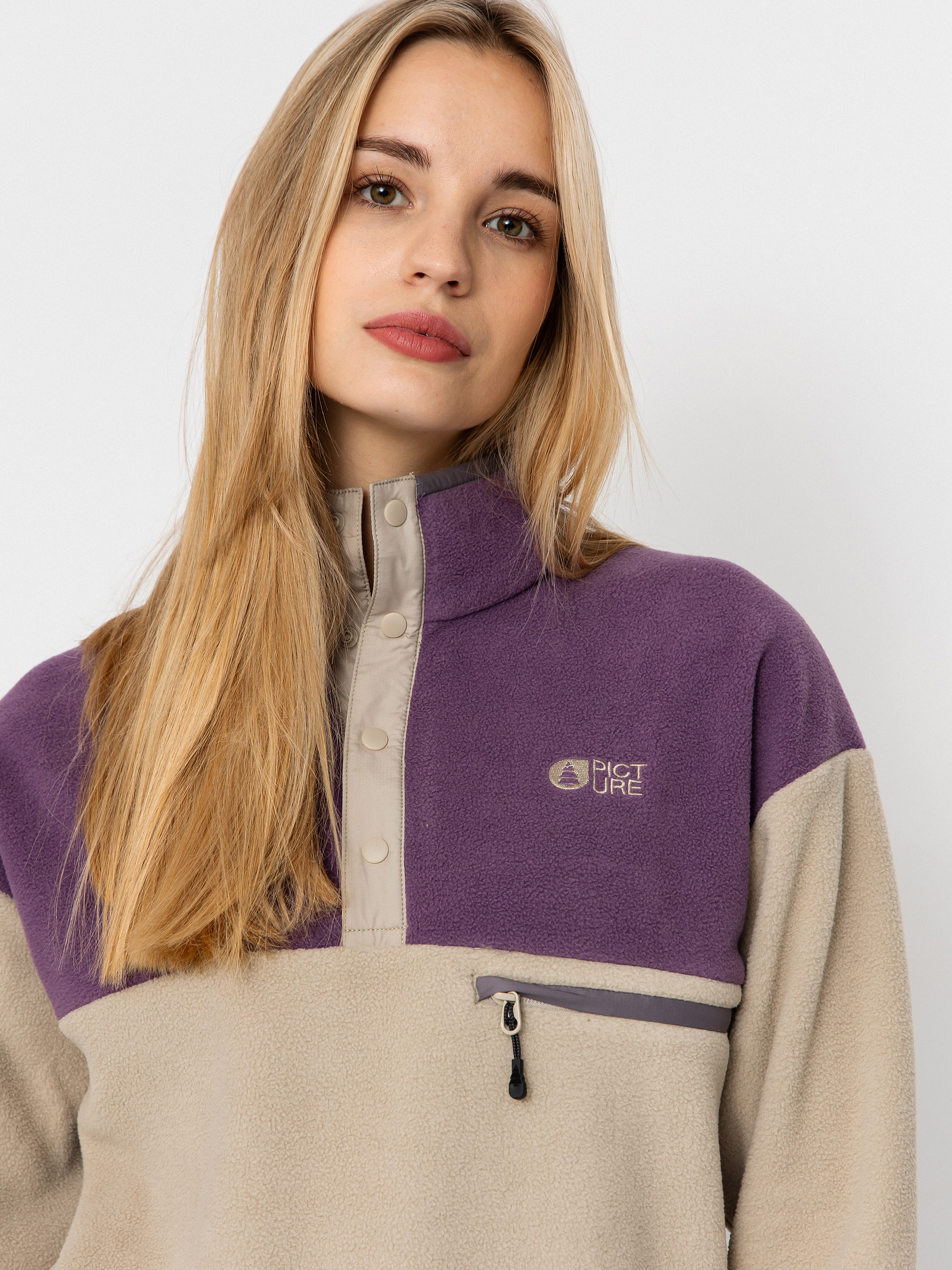 Dámsky Flísová mikina Picture Arcca 1/4 Zip (pure cashmere)