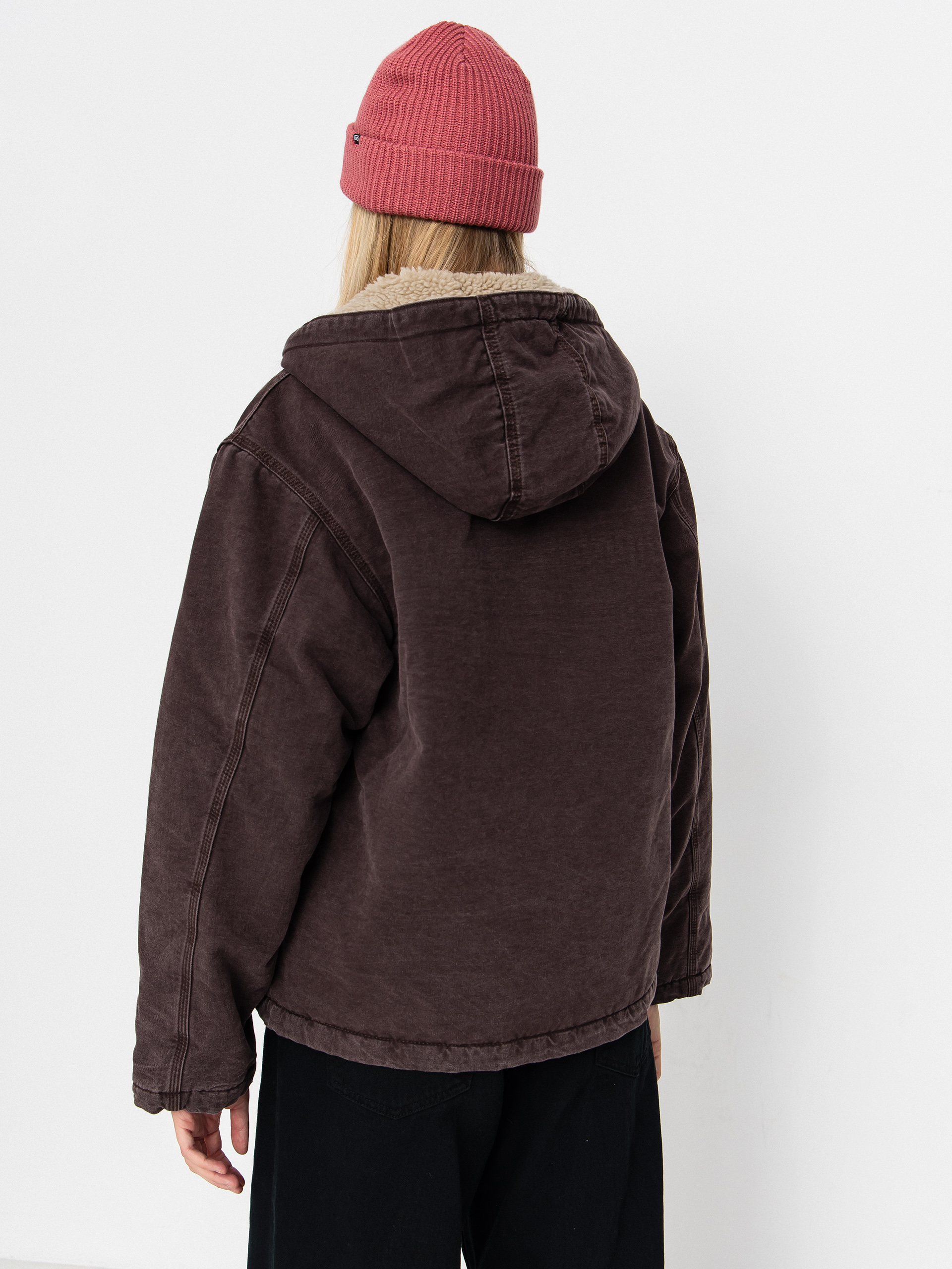 Bunda Carhartt WIP Hooded Mitch Wmn (palisander)