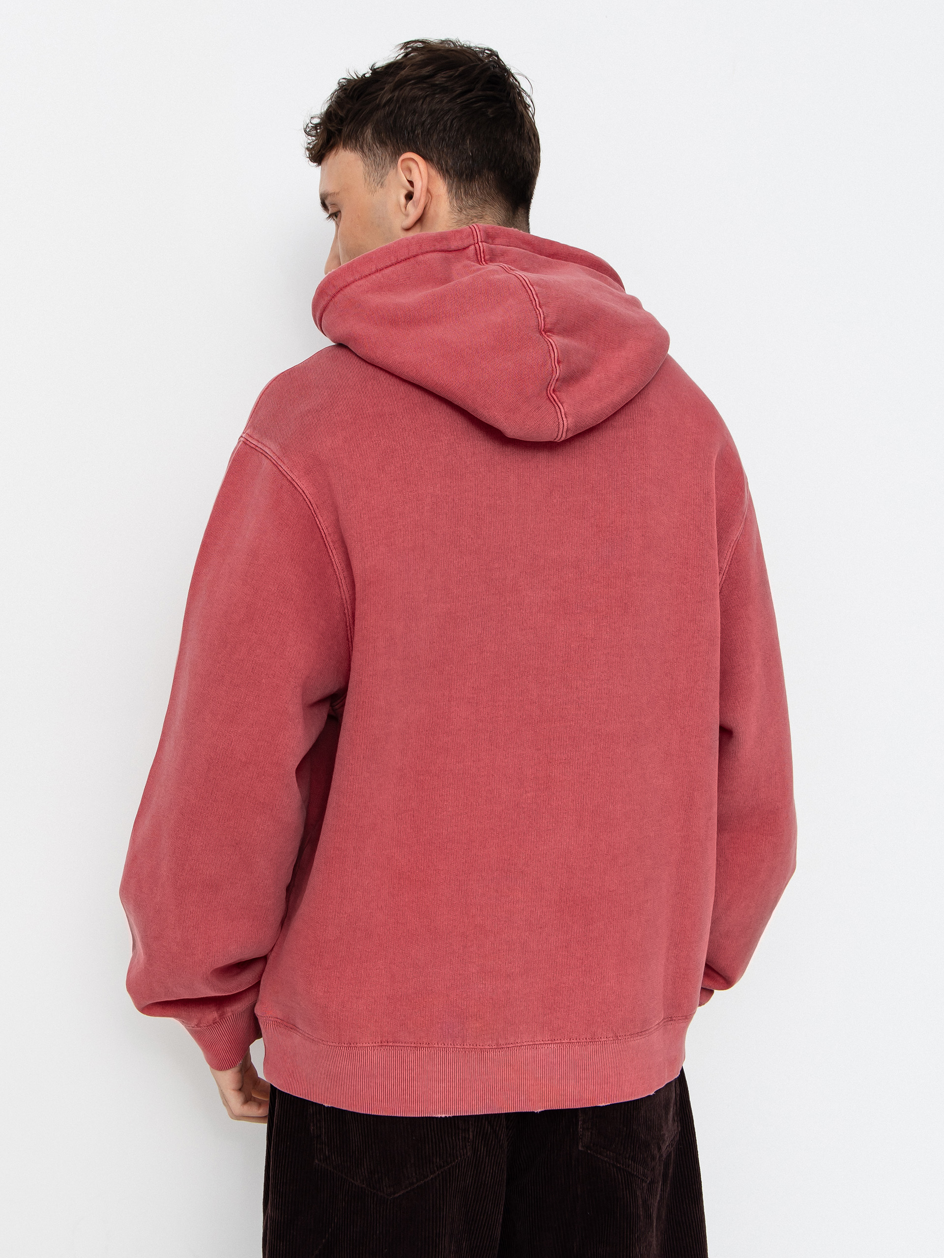 Mikina s kapucňou Carhartt WIP Torion HD (marsala)