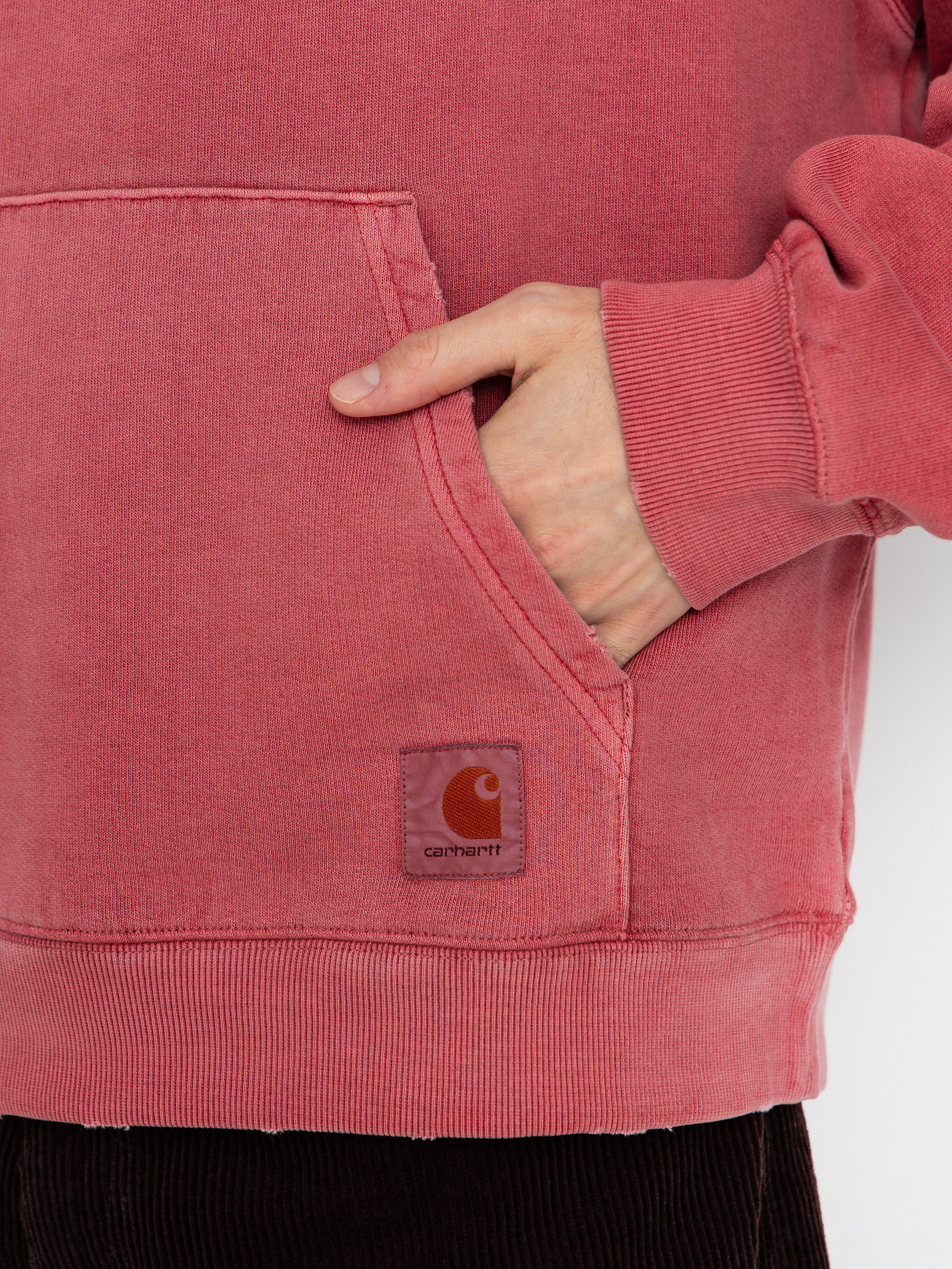 Mikina s kapucňou Carhartt WIP Torion HD (marsala)