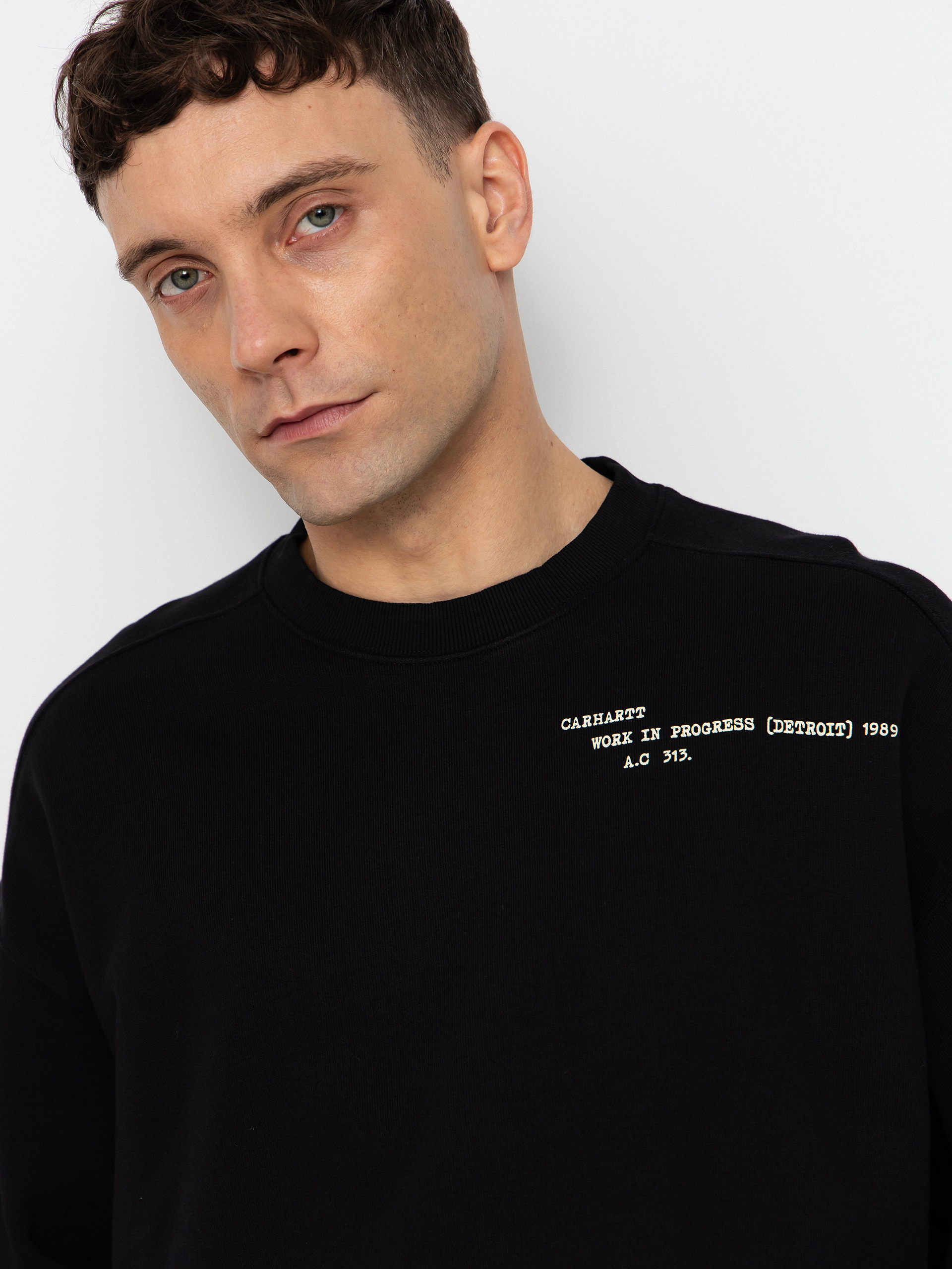 Mikina Carhartt WIP Punched (black)