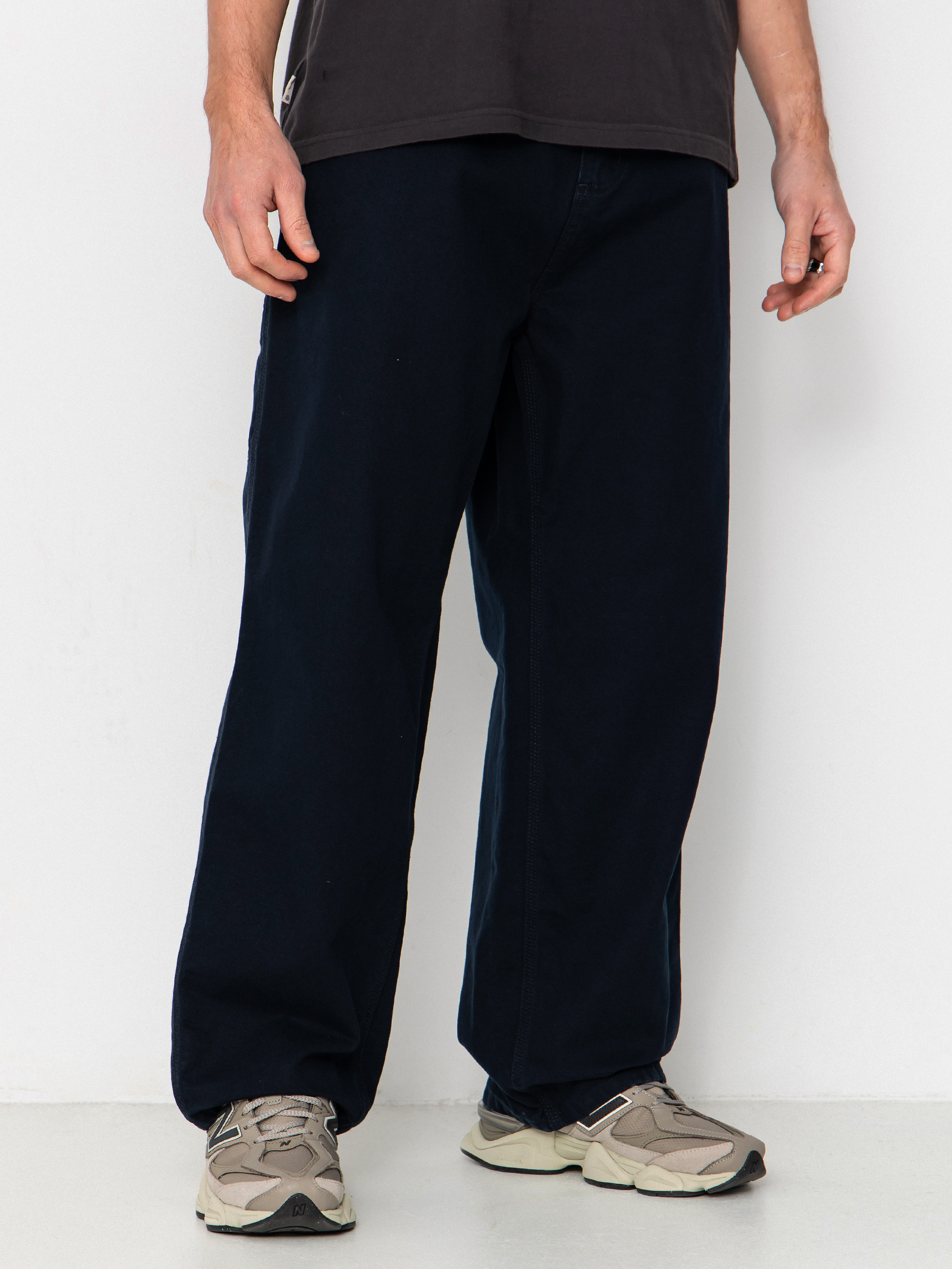 Nohavice Carhartt WIP OG Single Knee (deep night/stone washed)