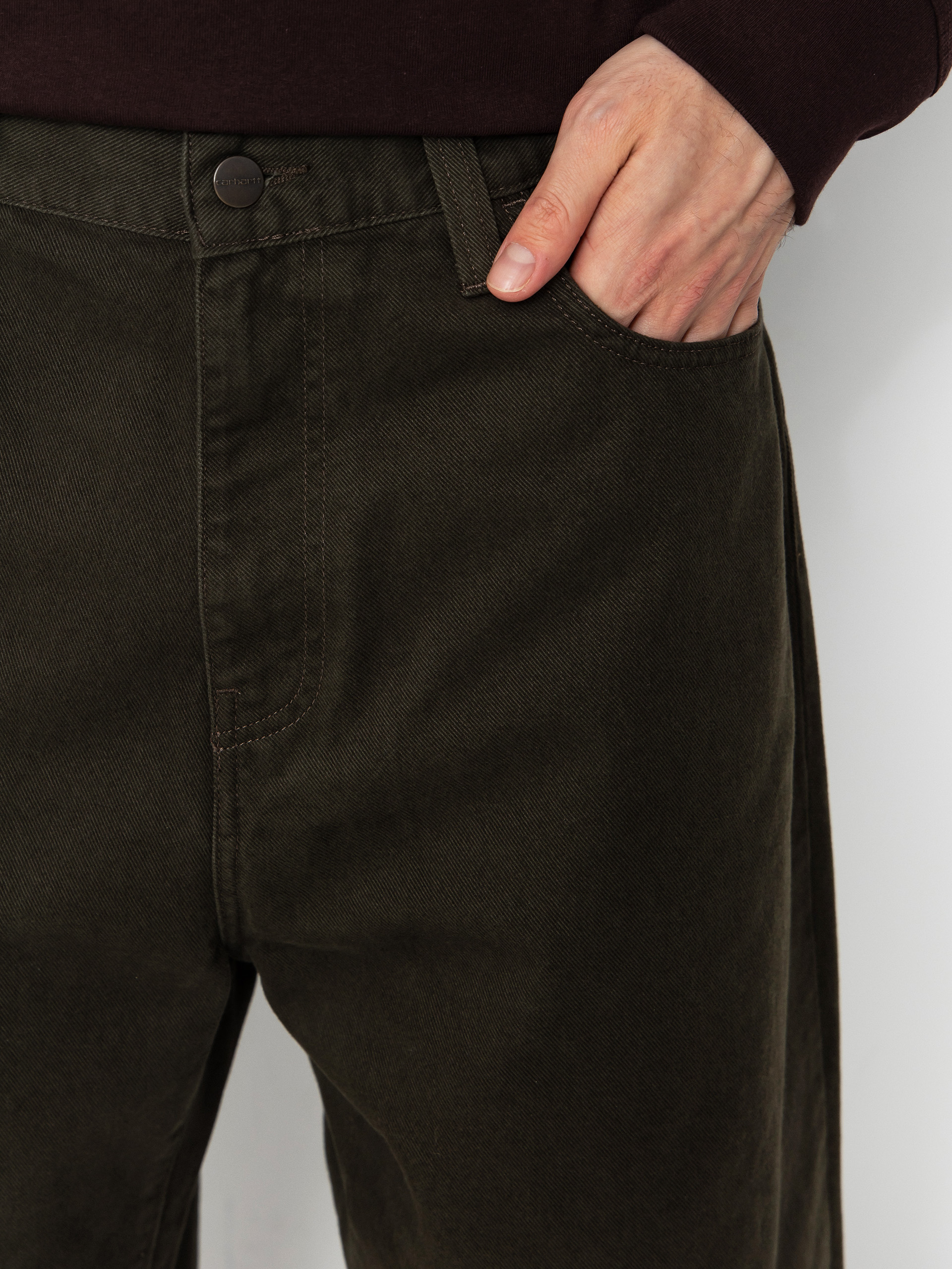Nohavice Carhartt WIP Landon (cypress/rinsed)