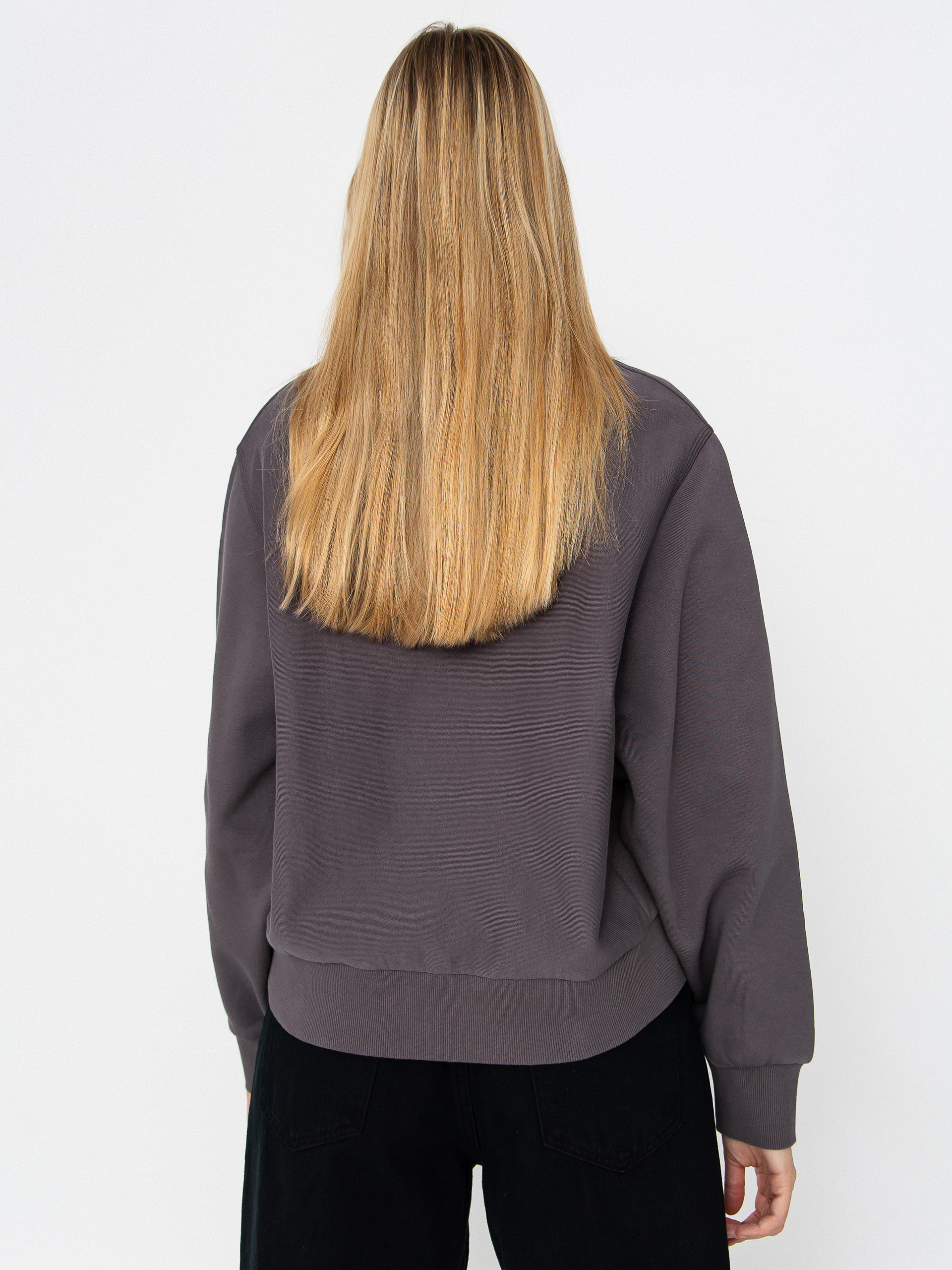 Mikina Carhartt WIP American Script Wmn (porphyry)