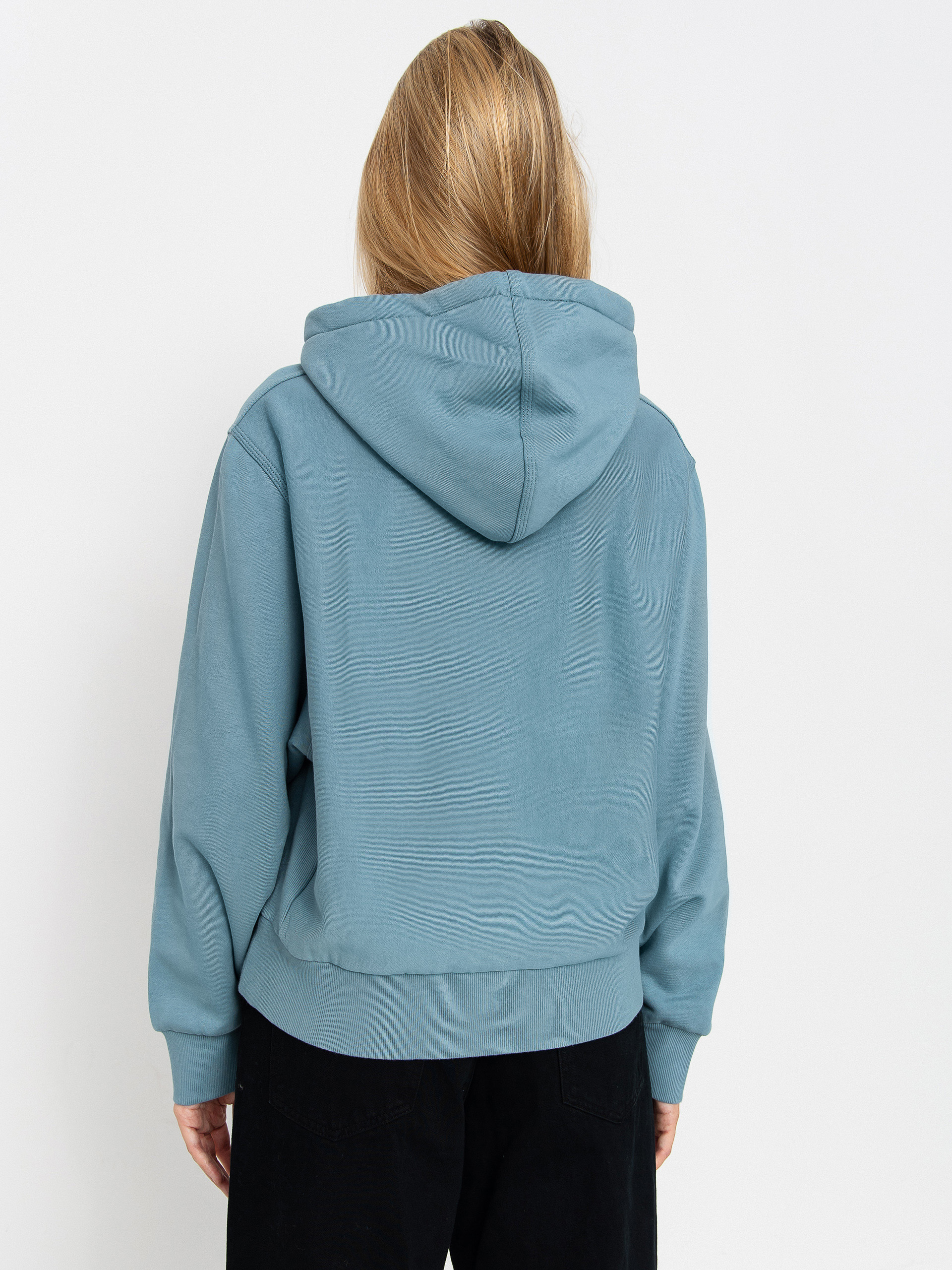 Mikina s kapucňou Carhartt WIP American Script HD Wmn (citadel)