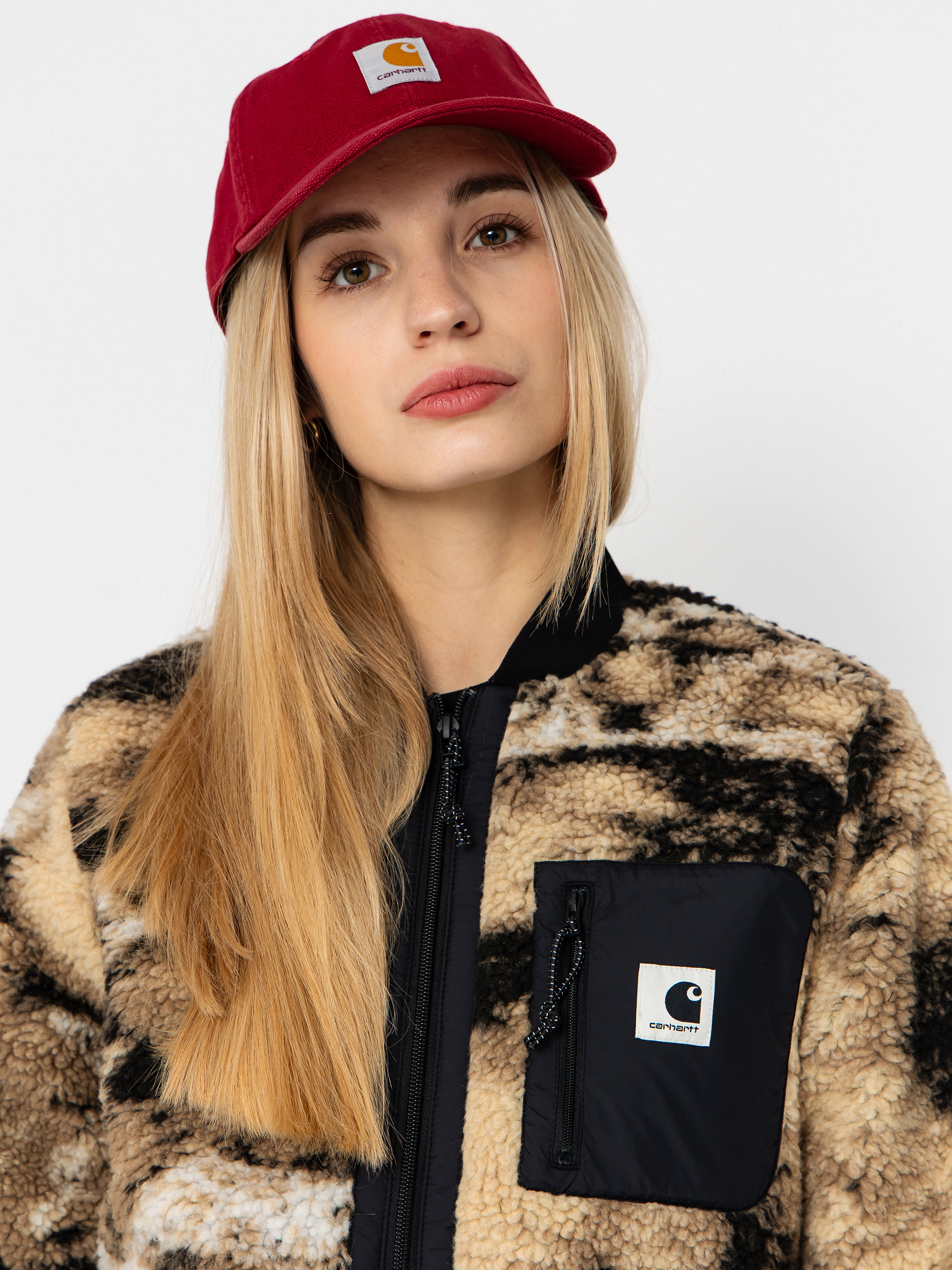 Bunda Carhartt WIP Janet Wmn (wild dog jacquard/black)