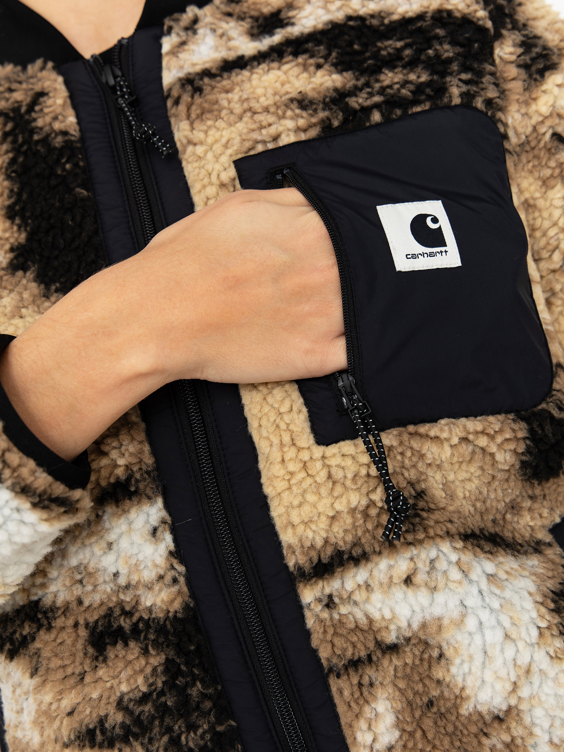 Bunda Carhartt WIP Janet Wmn (wild dog jacquard/black)