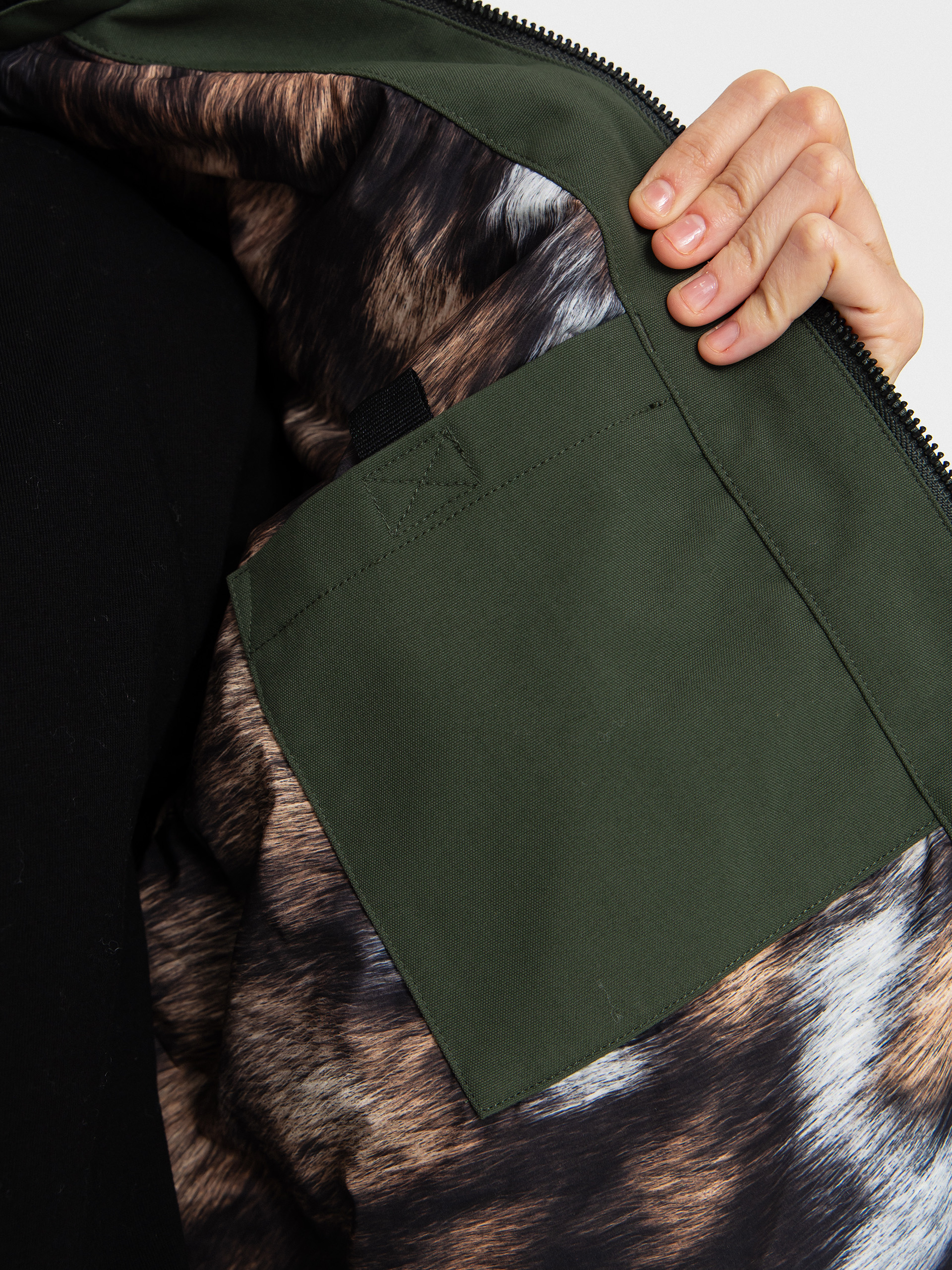 Bunda Carhartt WIP Newkirk Wmn (opuntia/wild dog print)