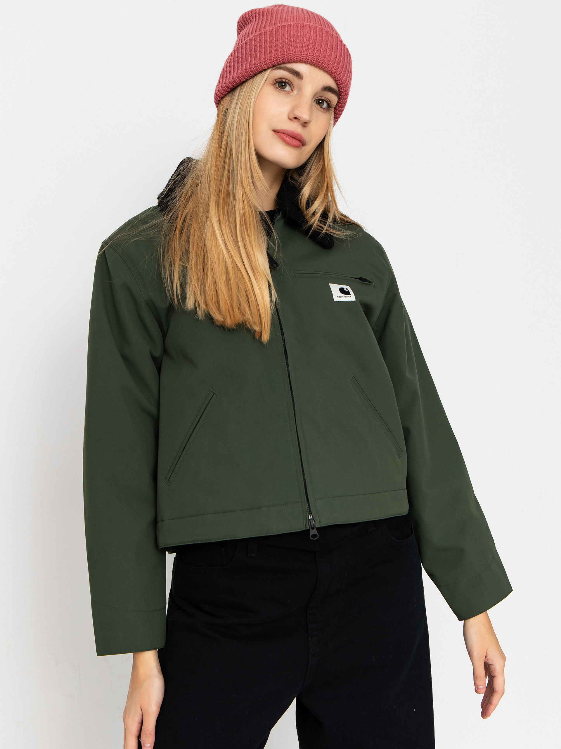 Bunda Carhartt WIP Newkirk Wmn (opuntia/wild dog print)