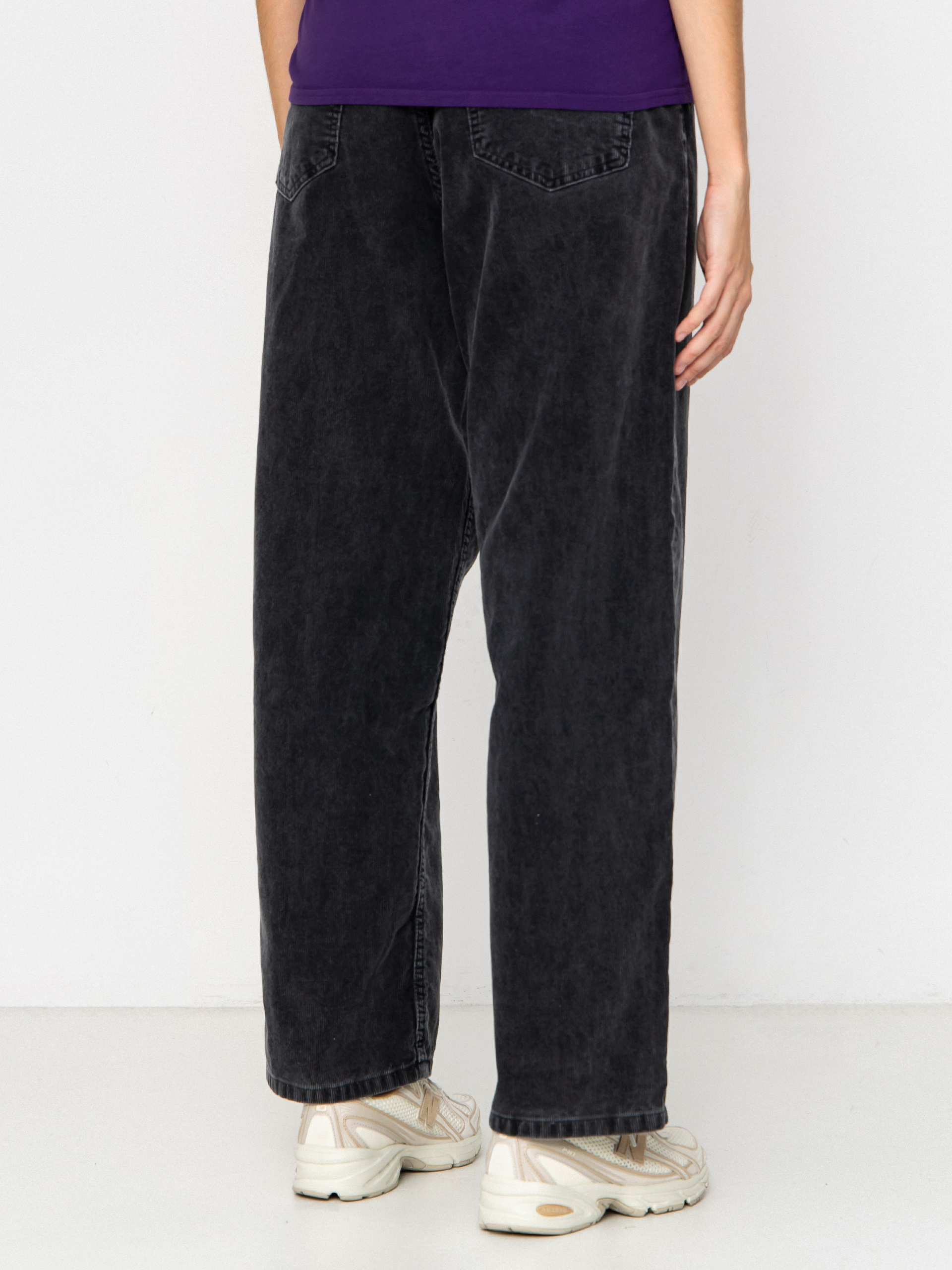 Nohavice Carhartt WIP Brandon Wmn (black/dusky washed)