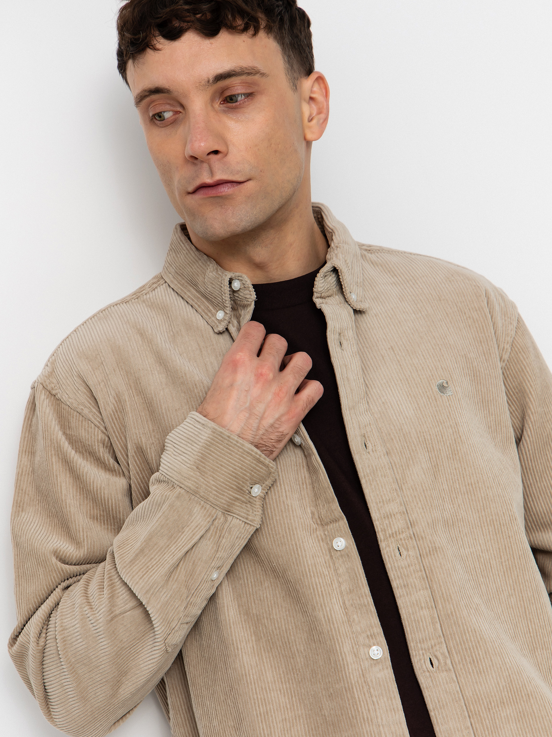 Košeľa Carhartt WIP Madison Cord (wall/wall)