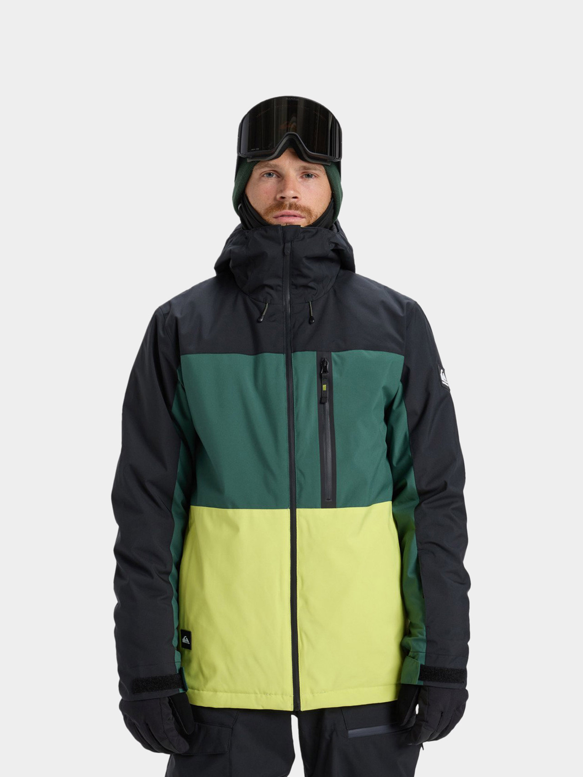 Pánska Snowboardová bunda Quiksilver Sycamore Block 20K (black)