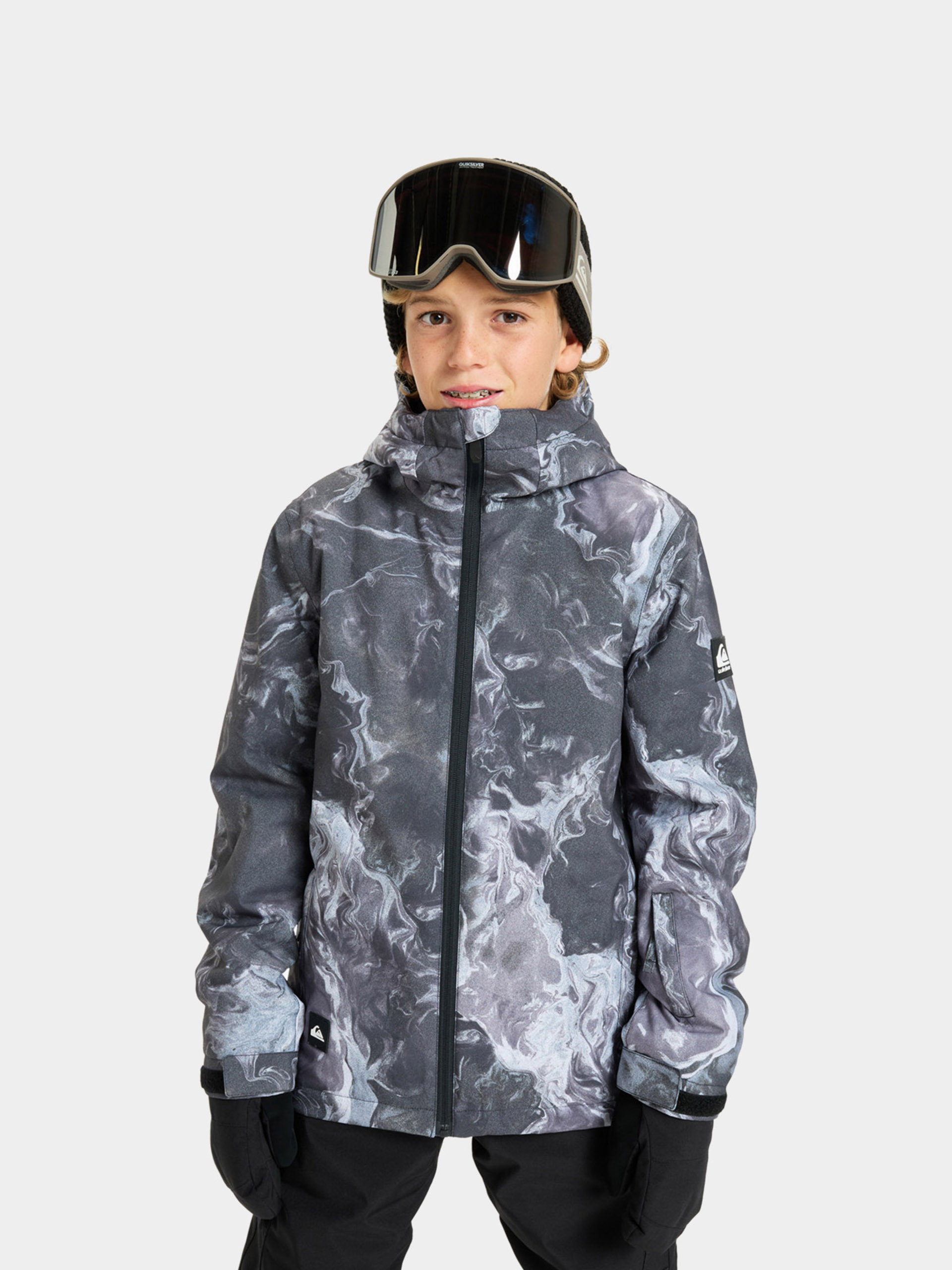 Snowboardová bunda Quiksilver Mission Printed JR