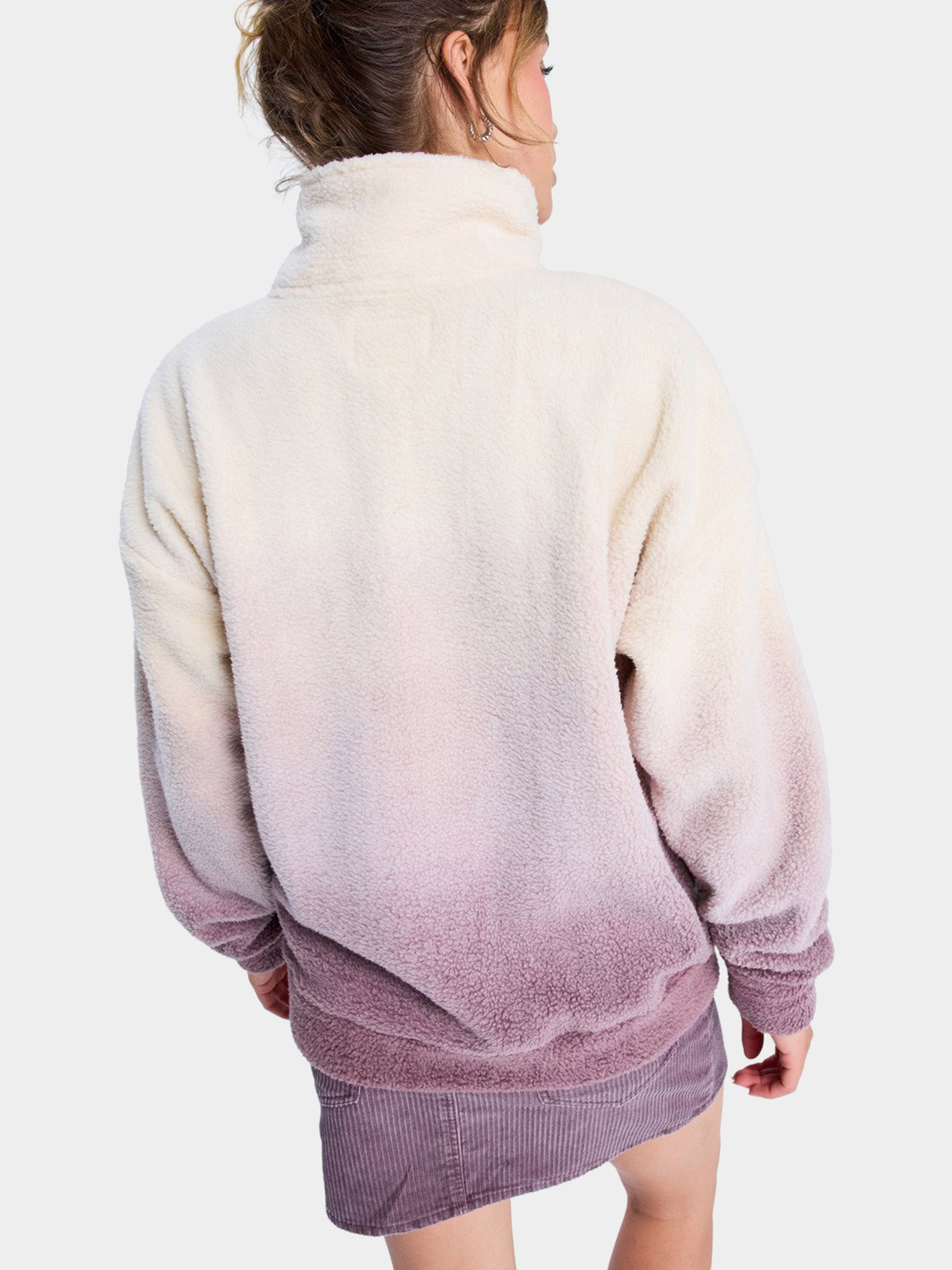 Dámsky Flísová mikina Roxy Live Out Loud Gradient (huckleberry)