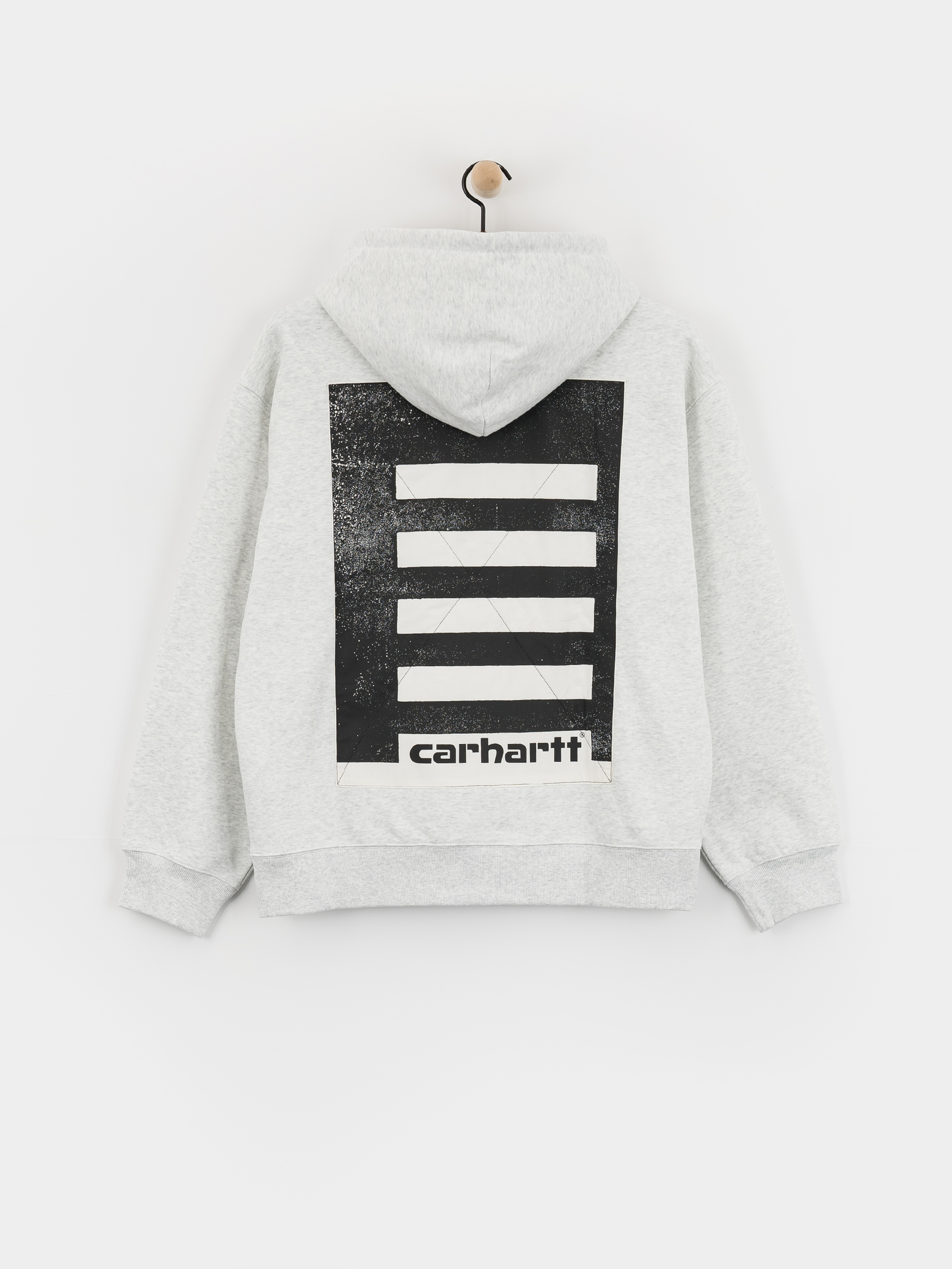 Mikina s kapucňou Carhartt WIP Archive Lines ZHD (ash heather)