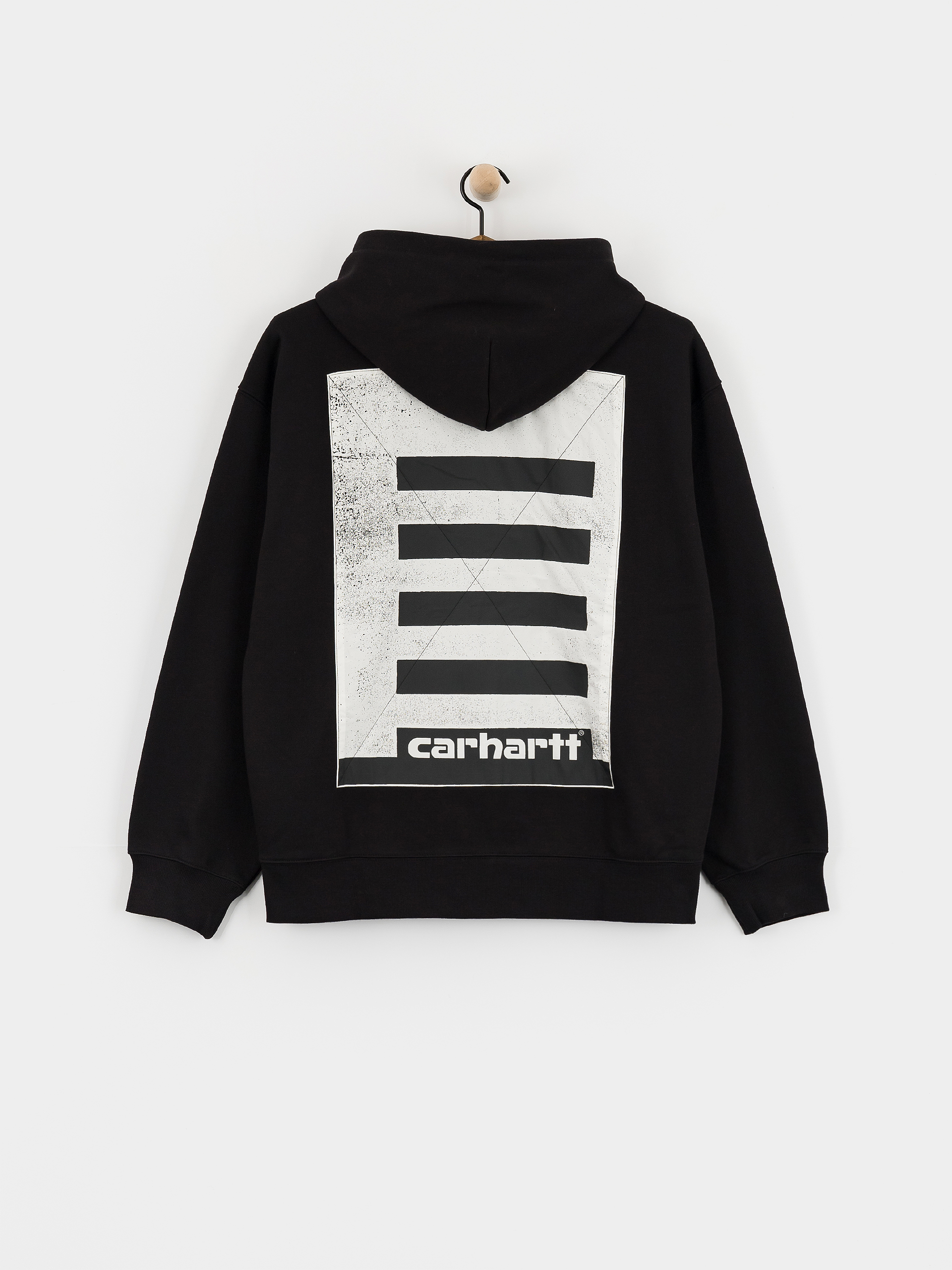 Mikina s kapucňou Carhartt WIP Archive Lines ZHD (black)
