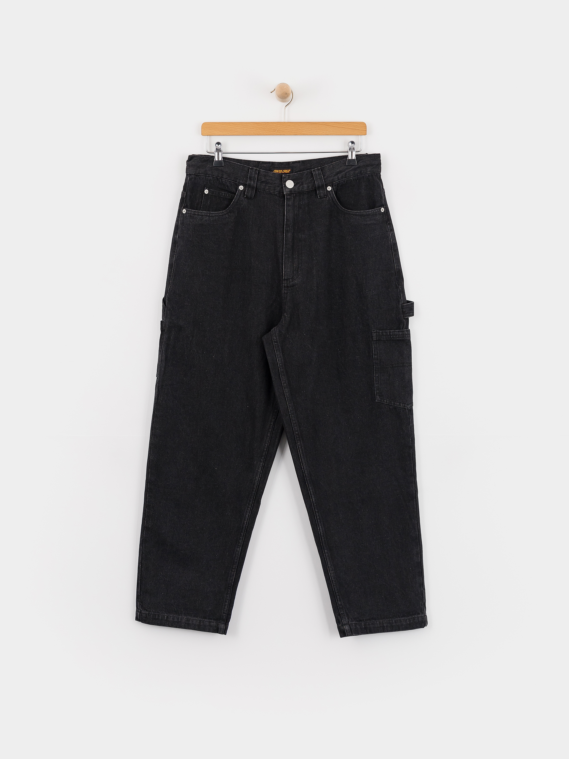 Nohavice Santa Cruz Carpenter Big (black wash)