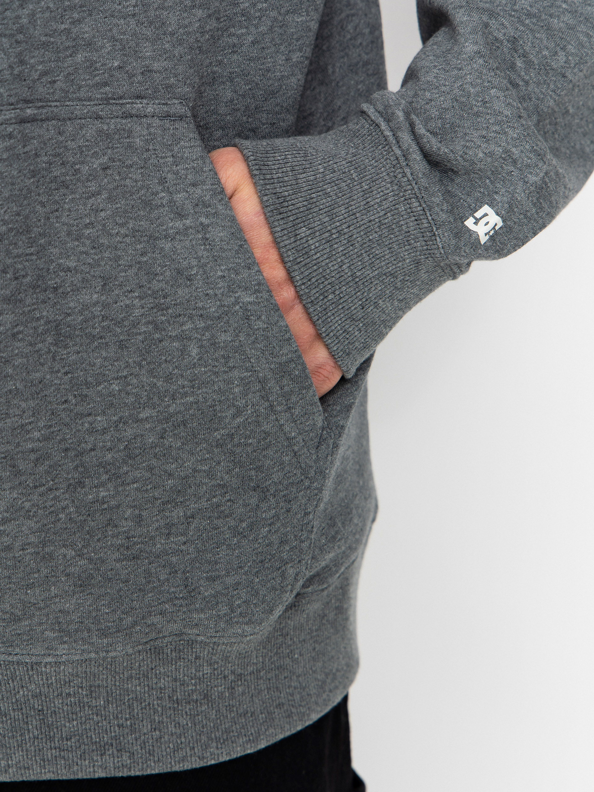 Mikina s kapucňou DC Baseline ZHD (dark grey heather)