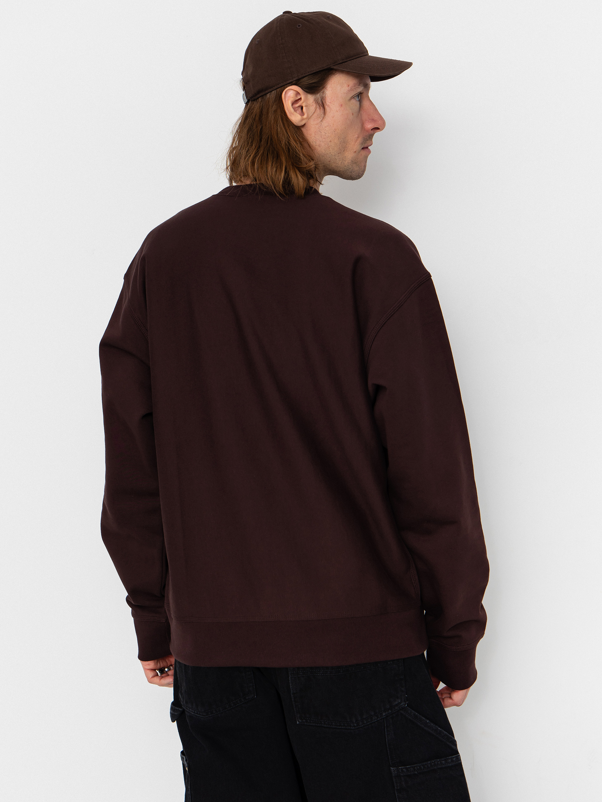 Mikina Carhartt WIP American Script (palisander)