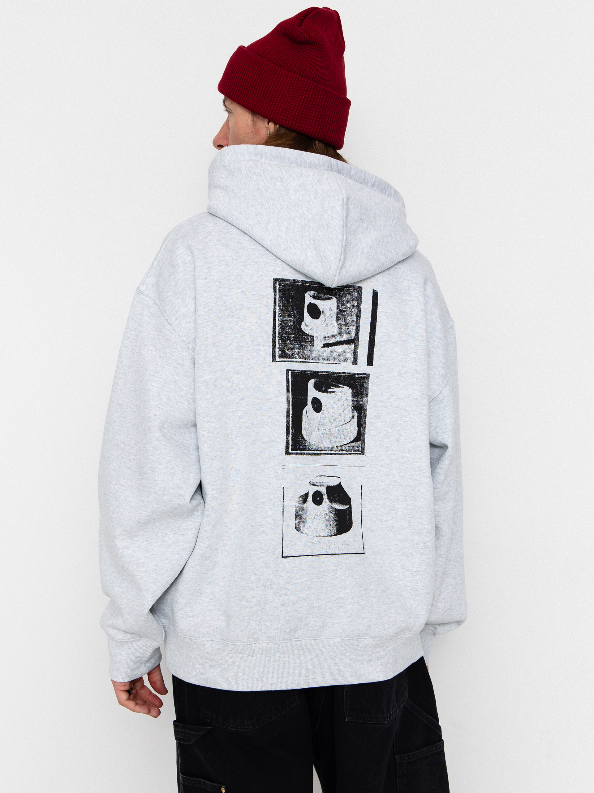 Mikina s kapucňou Carhartt WIP Caps HD (ash heather)