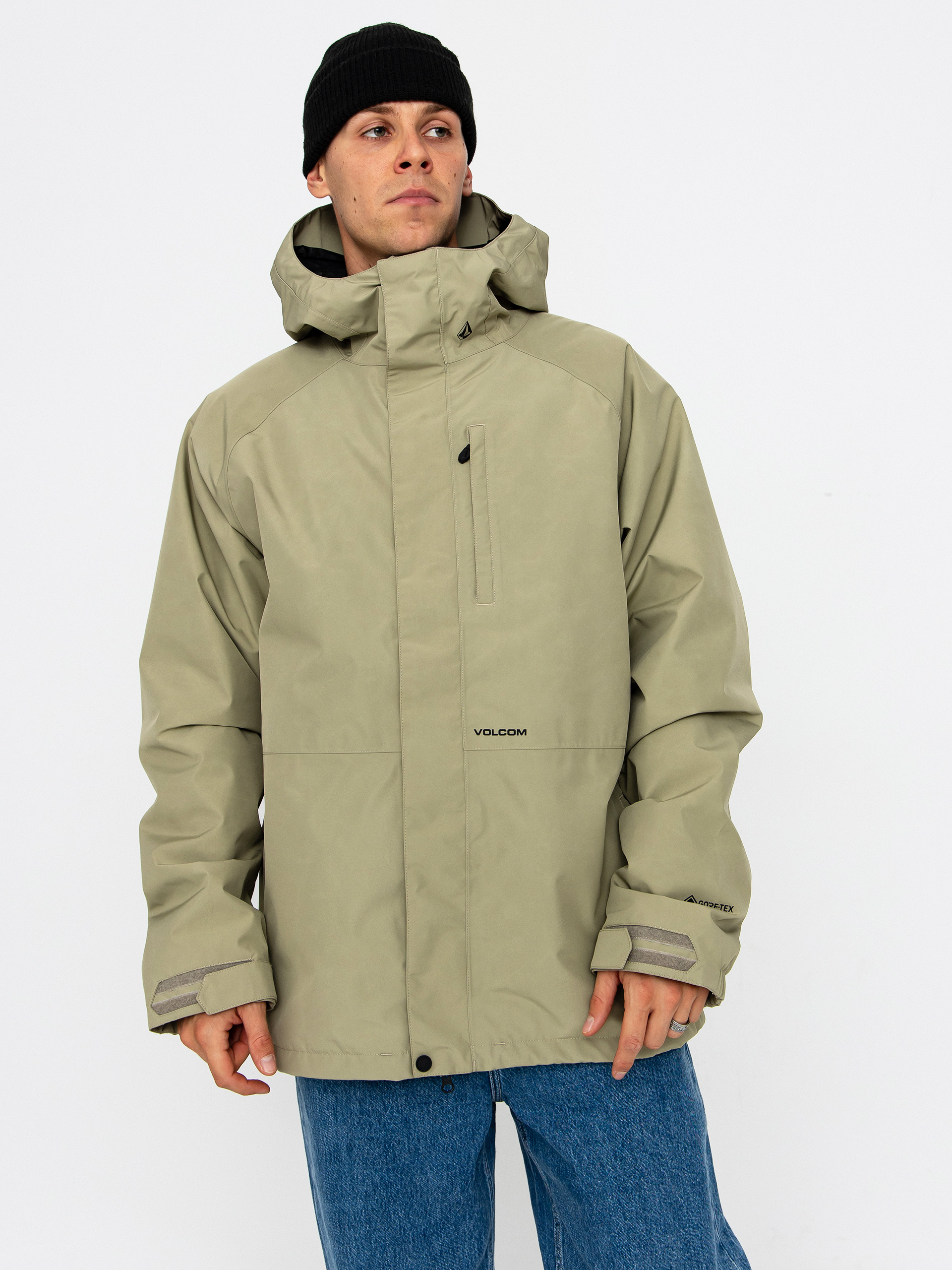 Snowboardovu00e1 bunda Volcom Dua Ins Gore Tex (moss green)