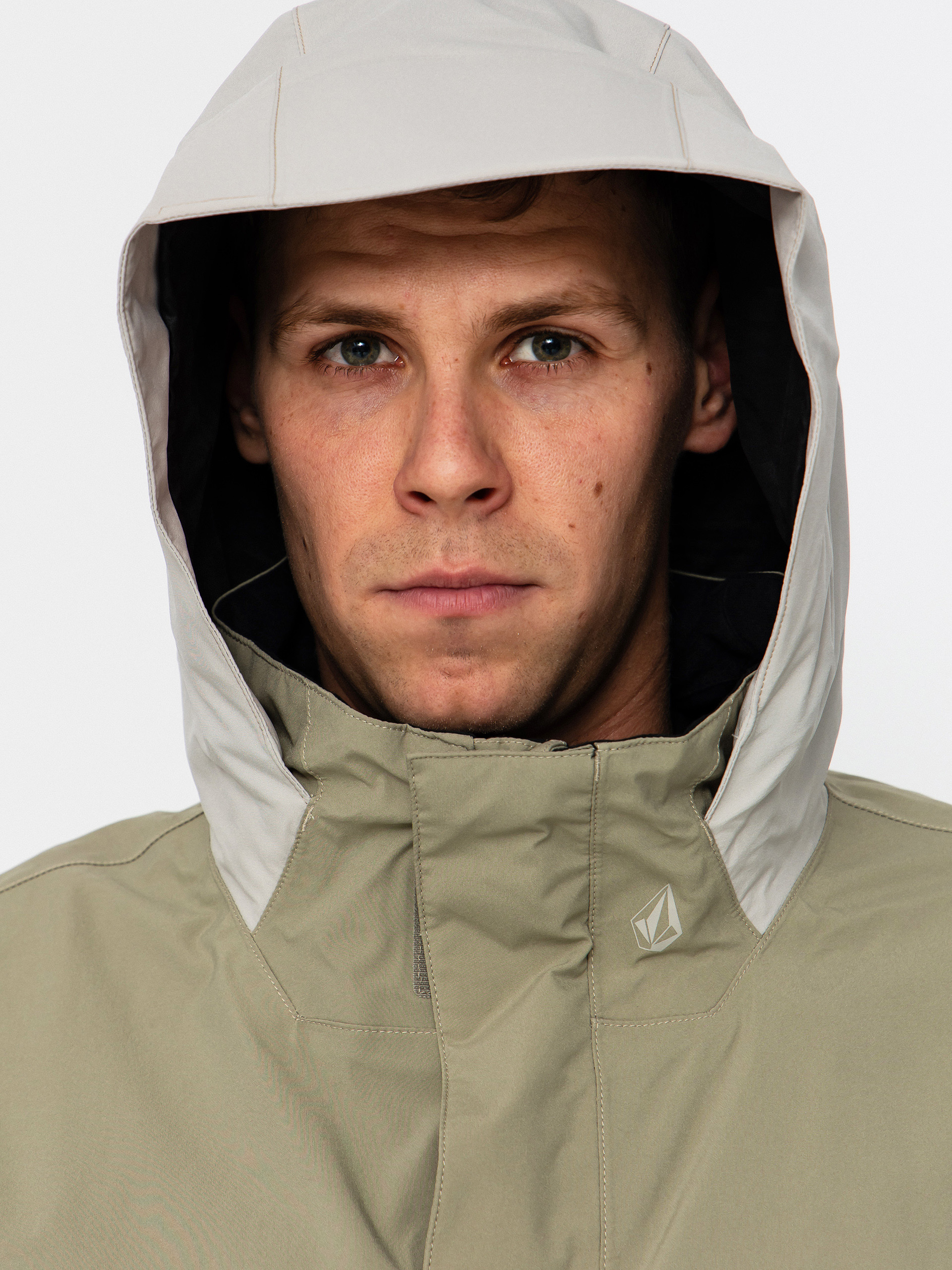 Pánska Snowboardová bunda Volcom Rnge Stretch 30K (moss green)